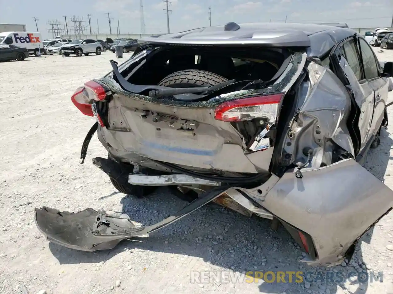 9 Photograph of a damaged car JTNKHMBX7K1035467 TOYOTA C-HR 2019