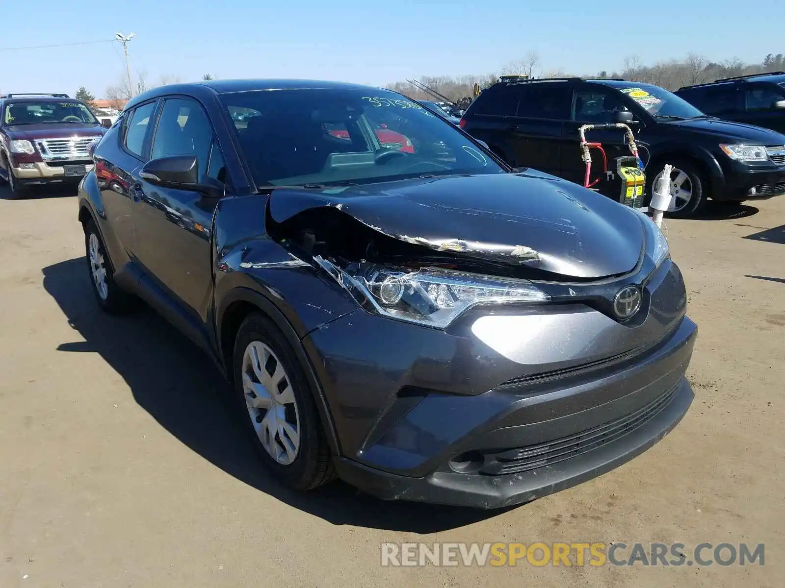 1 Photograph of a damaged car JTNKHMBX7K1035680 TOYOTA C-HR 2019