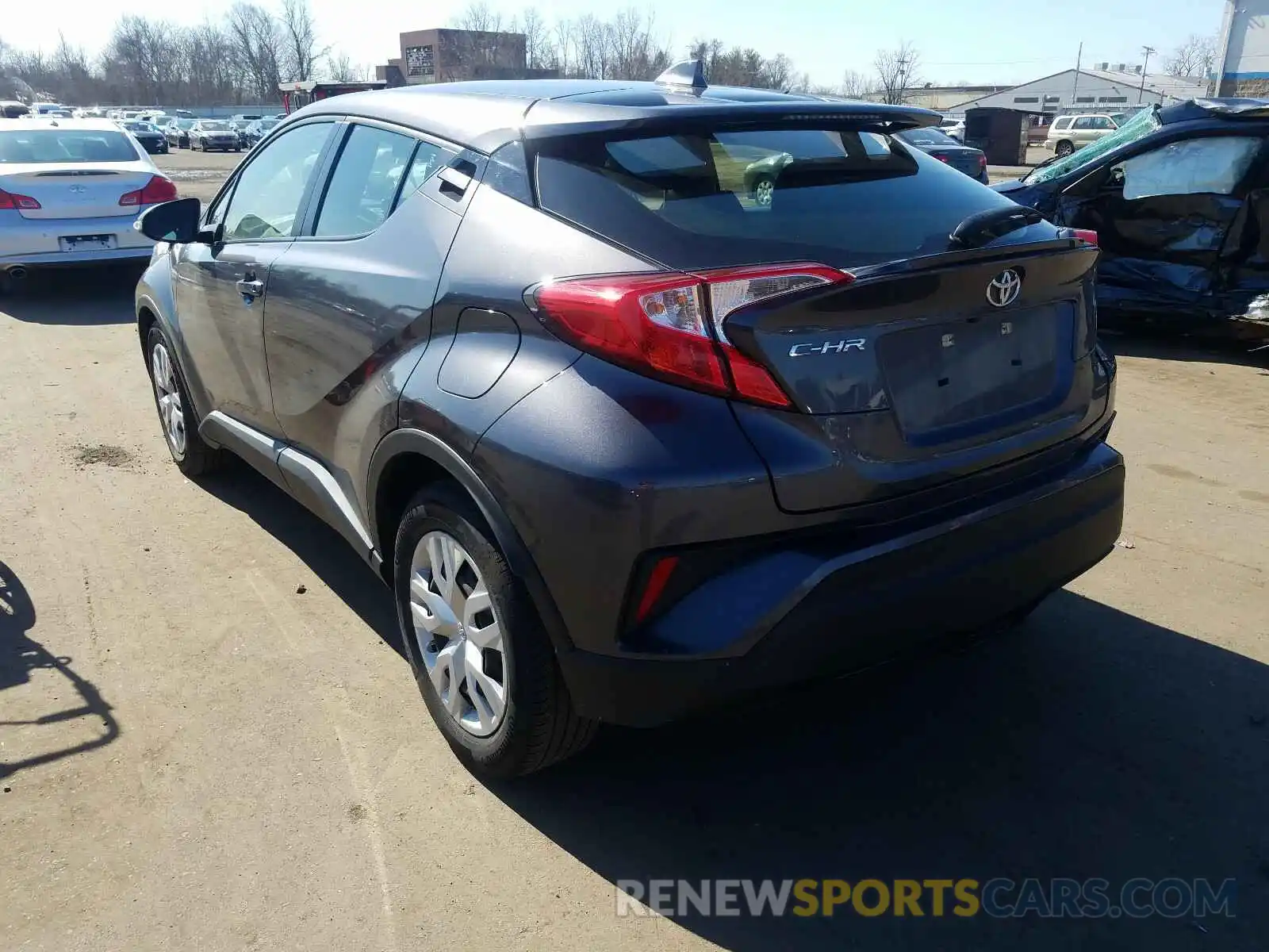 3 Photograph of a damaged car JTNKHMBX7K1035680 TOYOTA C-HR 2019