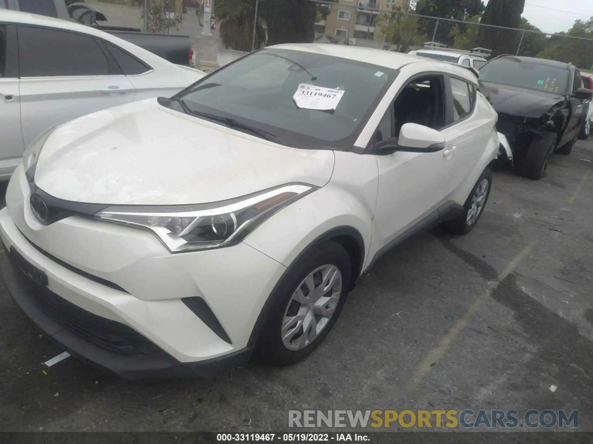 2 Photograph of a damaged car JTNKHMBX7K1035839 TOYOTA C-HR 2019