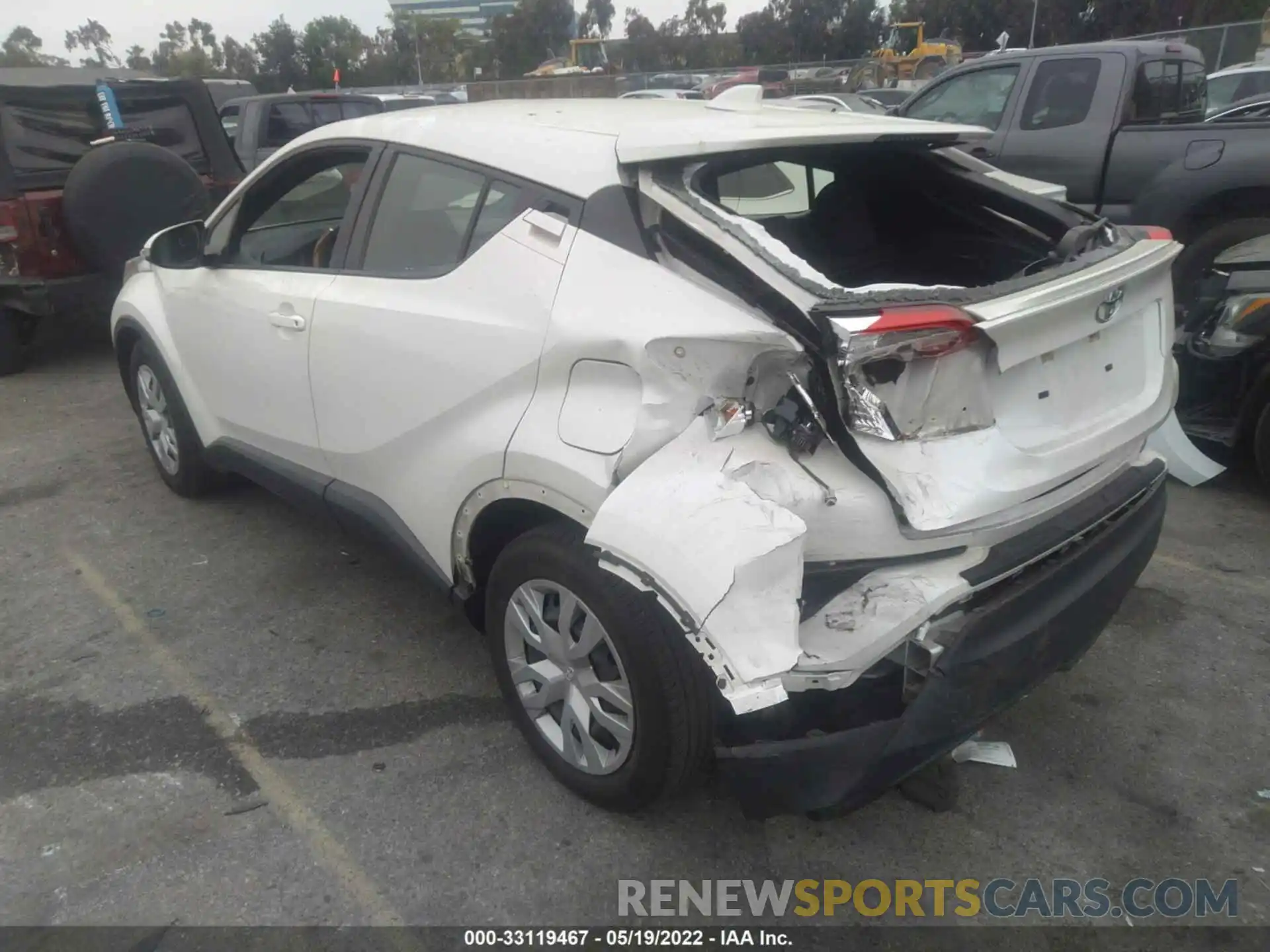 3 Photograph of a damaged car JTNKHMBX7K1035839 TOYOTA C-HR 2019