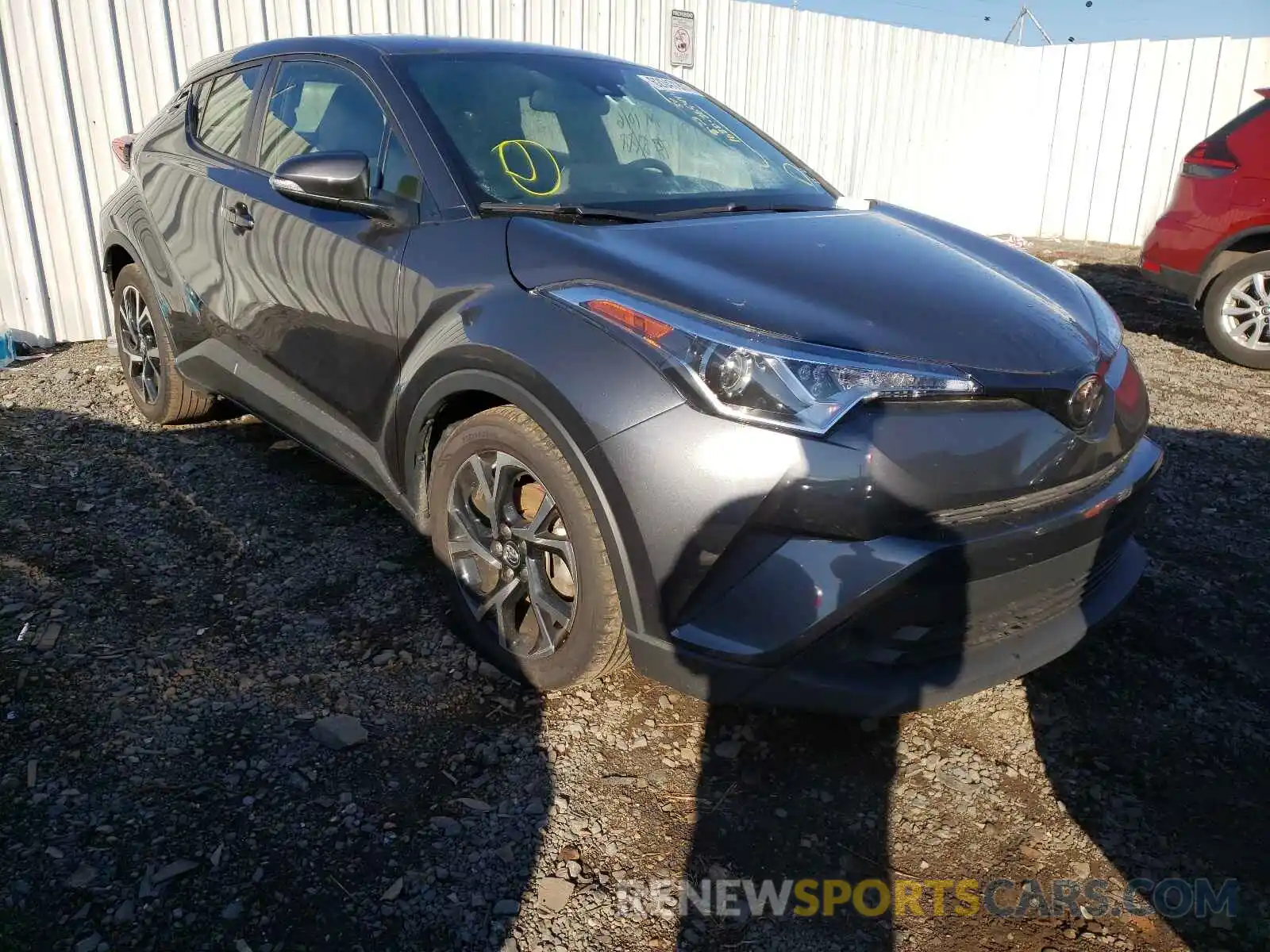 1 Photograph of a damaged car JTNKHMBX7K1036201 TOYOTA C-HR 2019