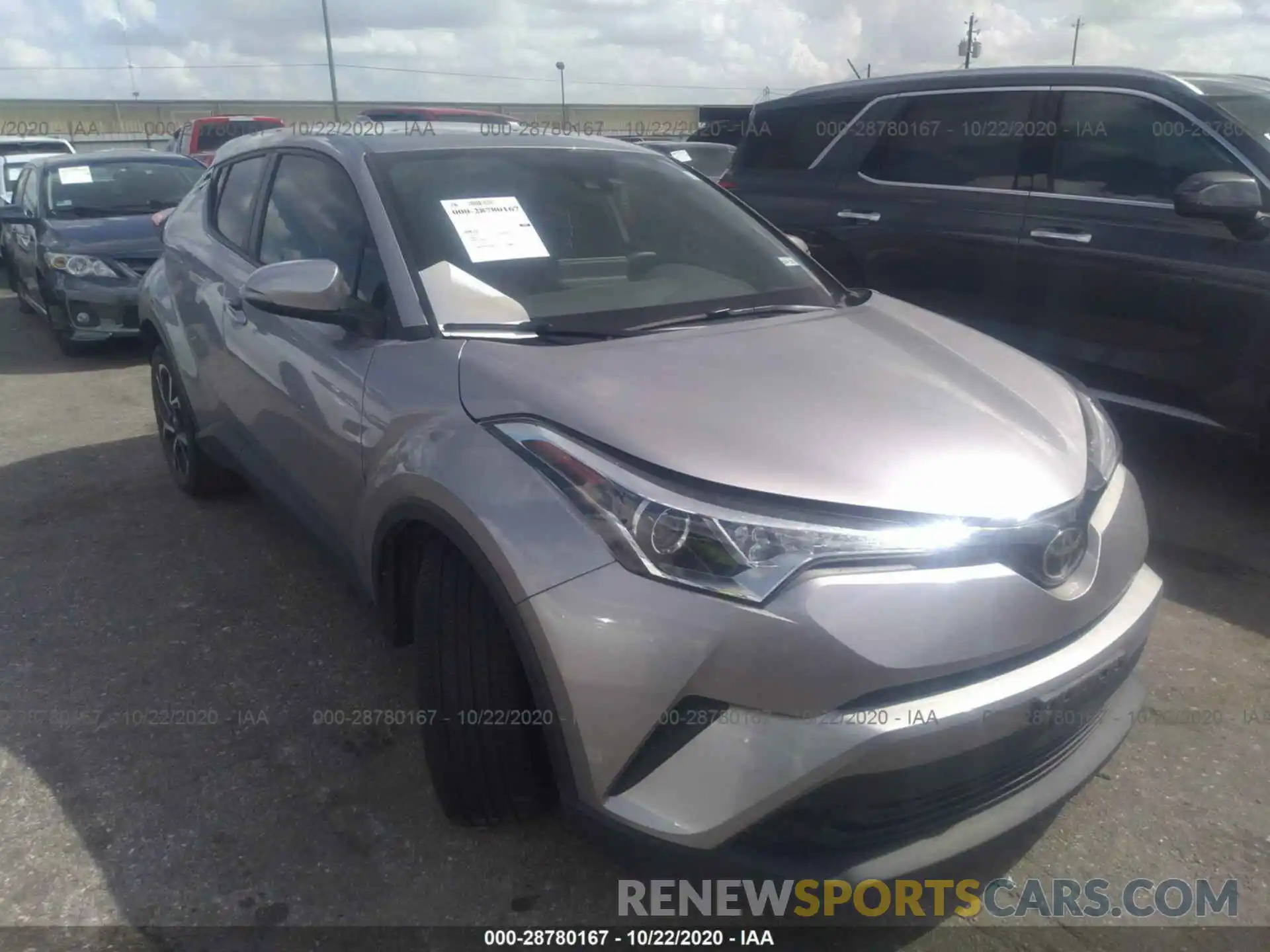 1 Photograph of a damaged car JTNKHMBX7K1036330 TOYOTA C-HR 2019