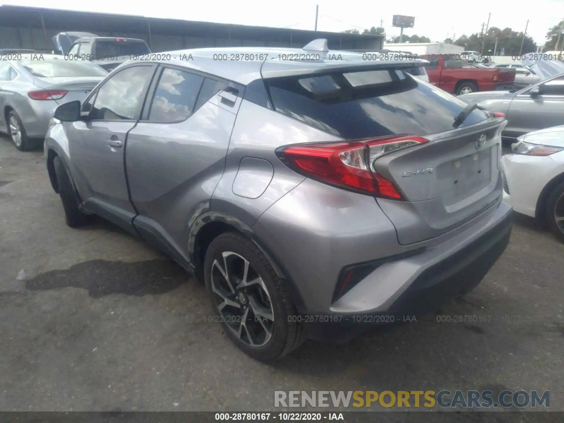 3 Photograph of a damaged car JTNKHMBX7K1036330 TOYOTA C-HR 2019