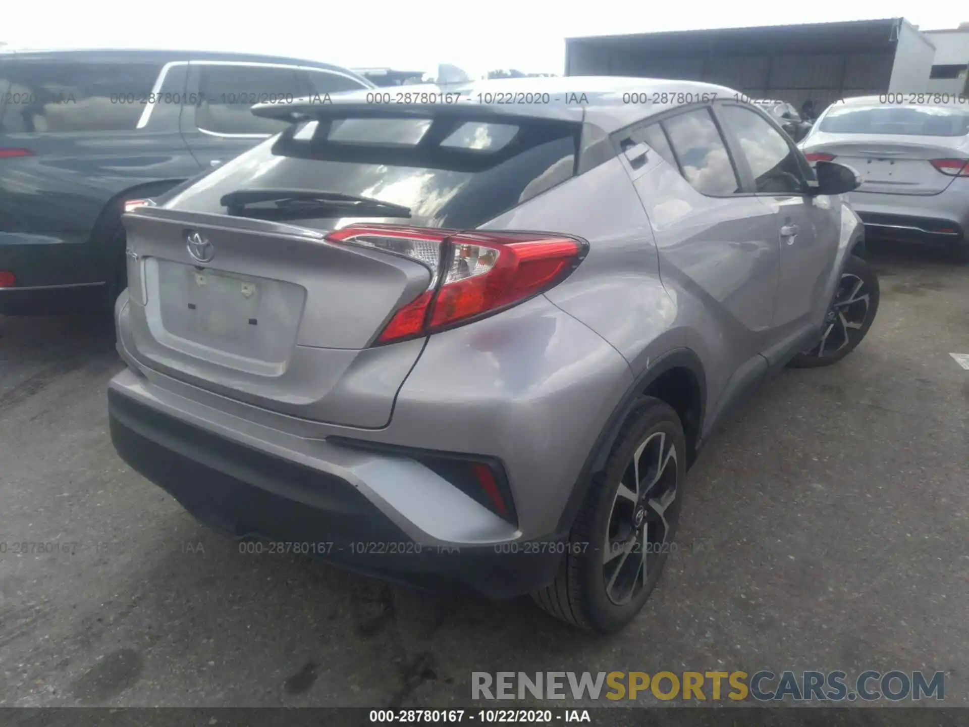 4 Photograph of a damaged car JTNKHMBX7K1036330 TOYOTA C-HR 2019