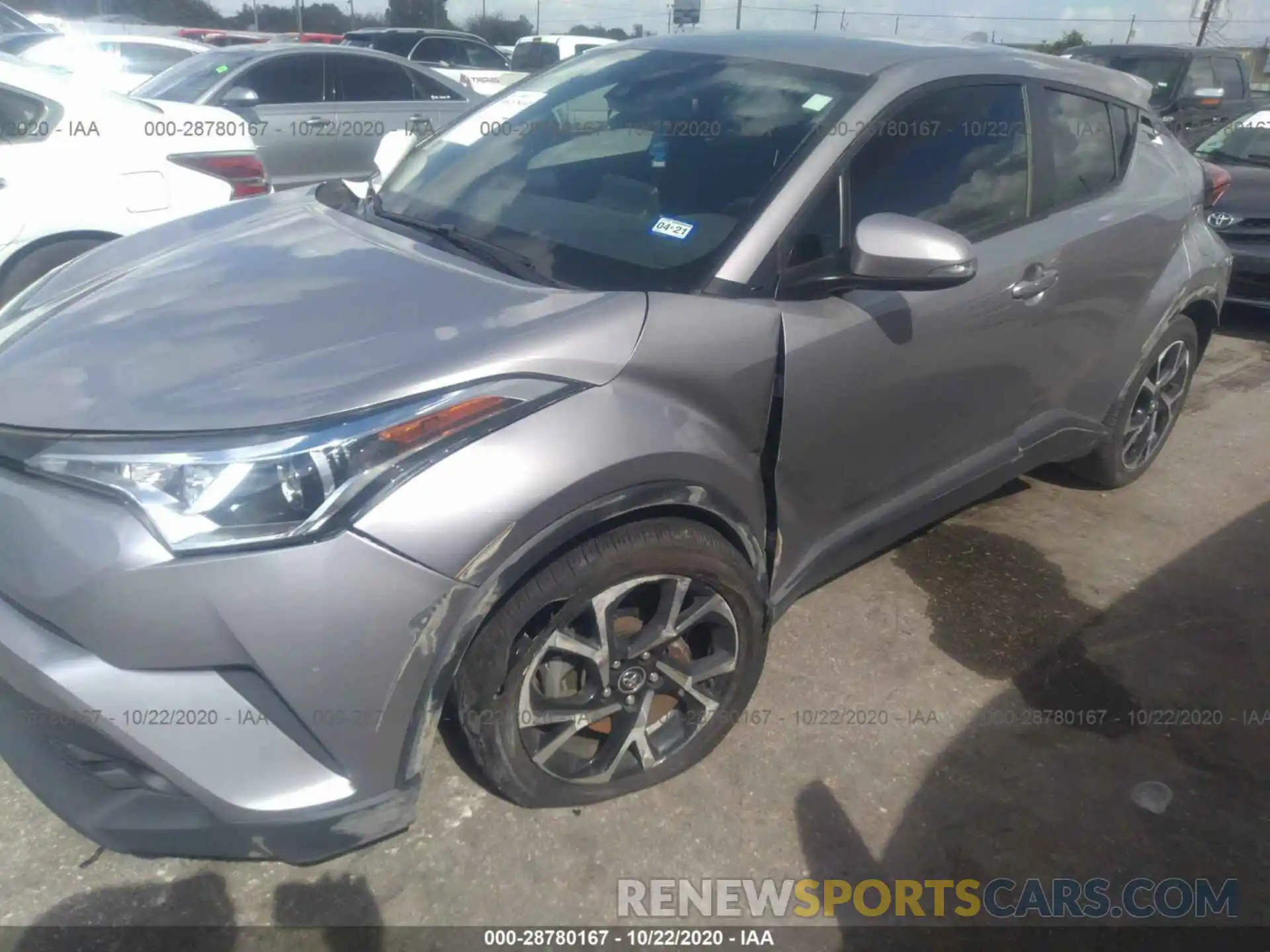 6 Photograph of a damaged car JTNKHMBX7K1036330 TOYOTA C-HR 2019