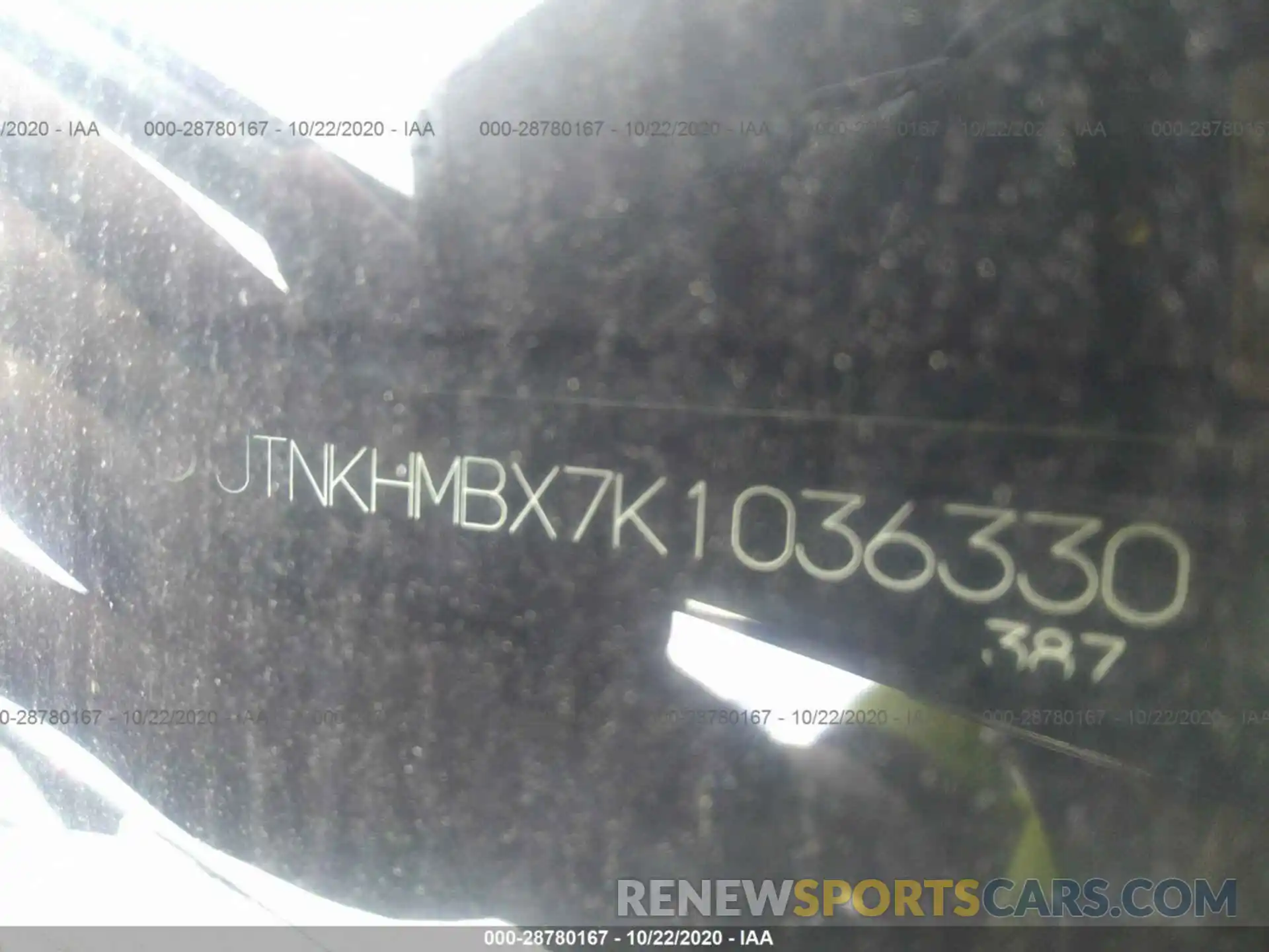 9 Photograph of a damaged car JTNKHMBX7K1036330 TOYOTA C-HR 2019