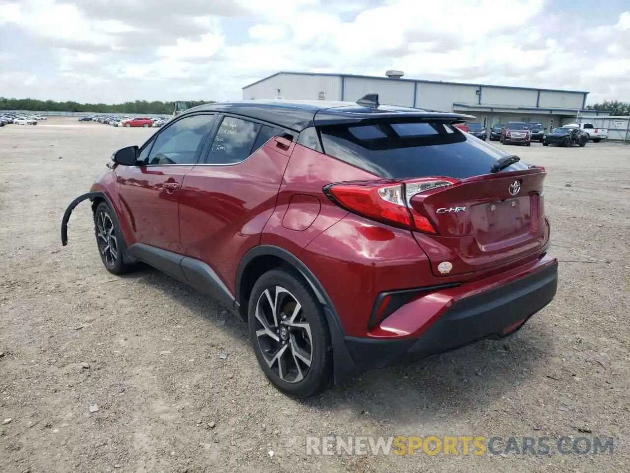 3 Photograph of a damaged car JTNKHMBX7K1036666 TOYOTA C-HR 2019