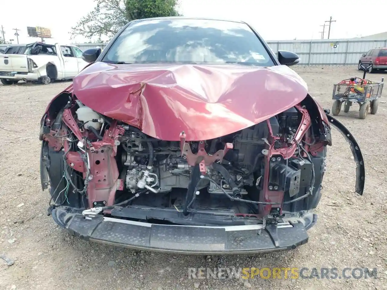 9 Photograph of a damaged car JTNKHMBX7K1036666 TOYOTA C-HR 2019