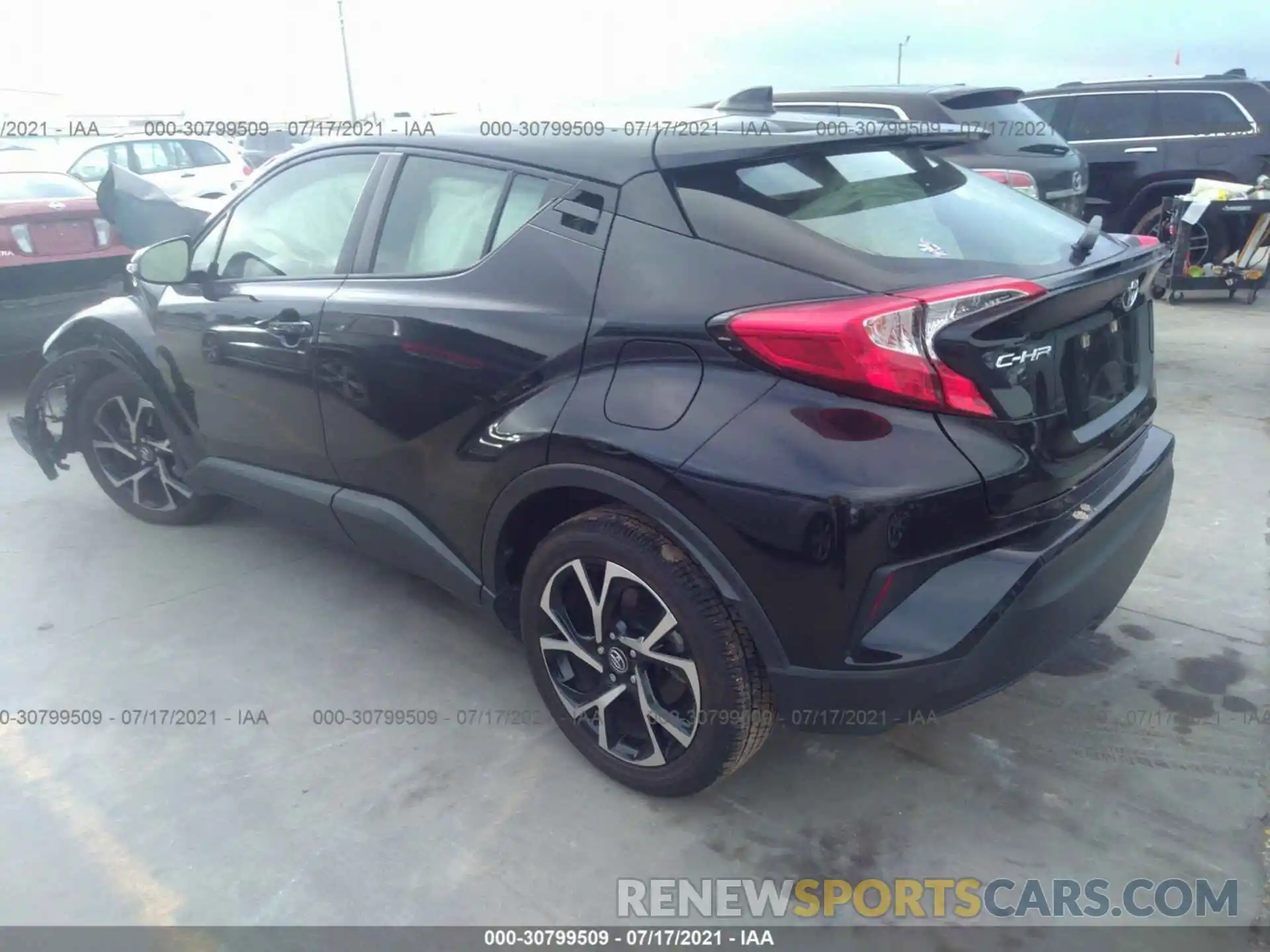 3 Photograph of a damaged car JTNKHMBX7K1037090 TOYOTA C-HR 2019