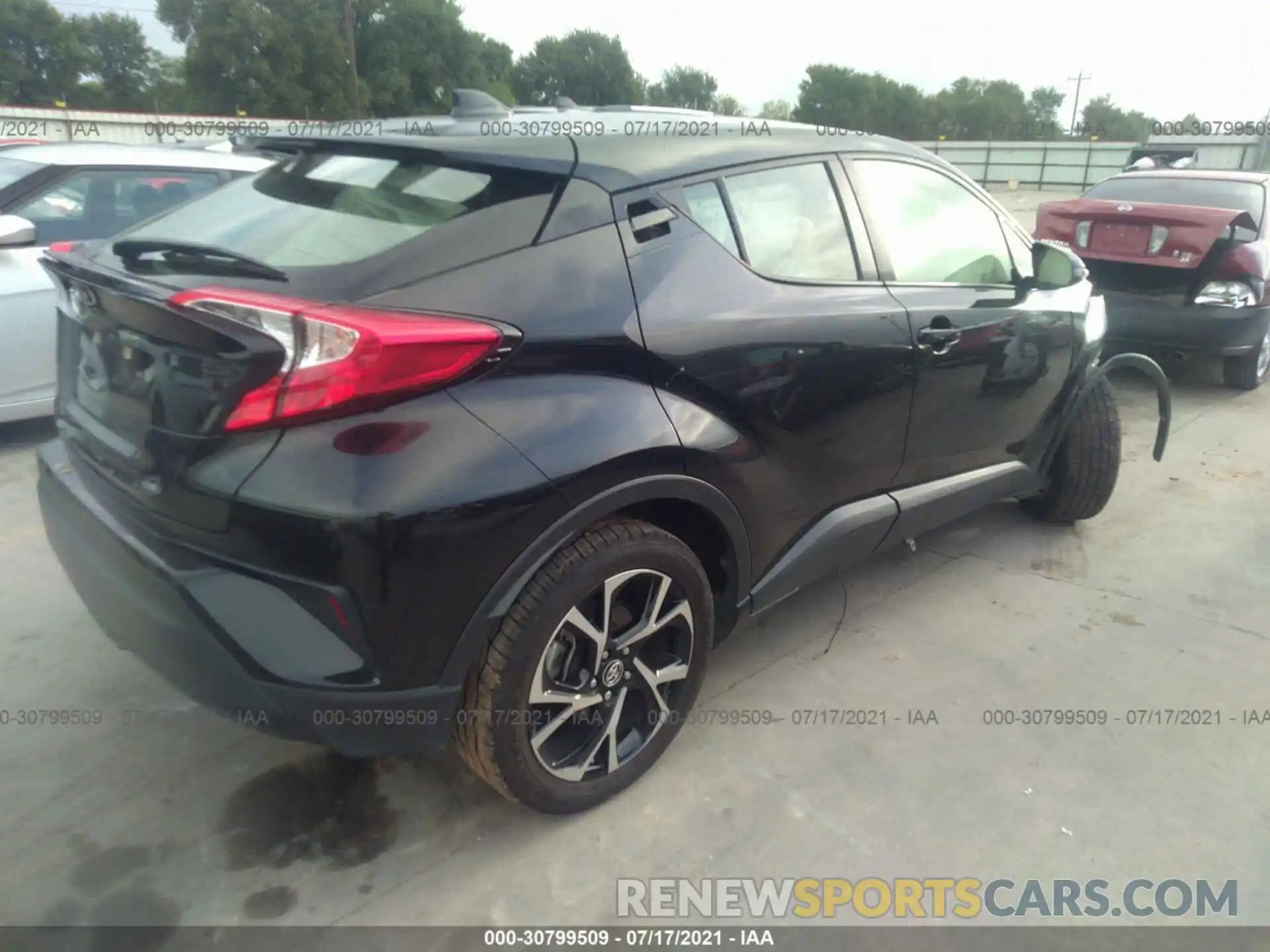 4 Photograph of a damaged car JTNKHMBX7K1037090 TOYOTA C-HR 2019