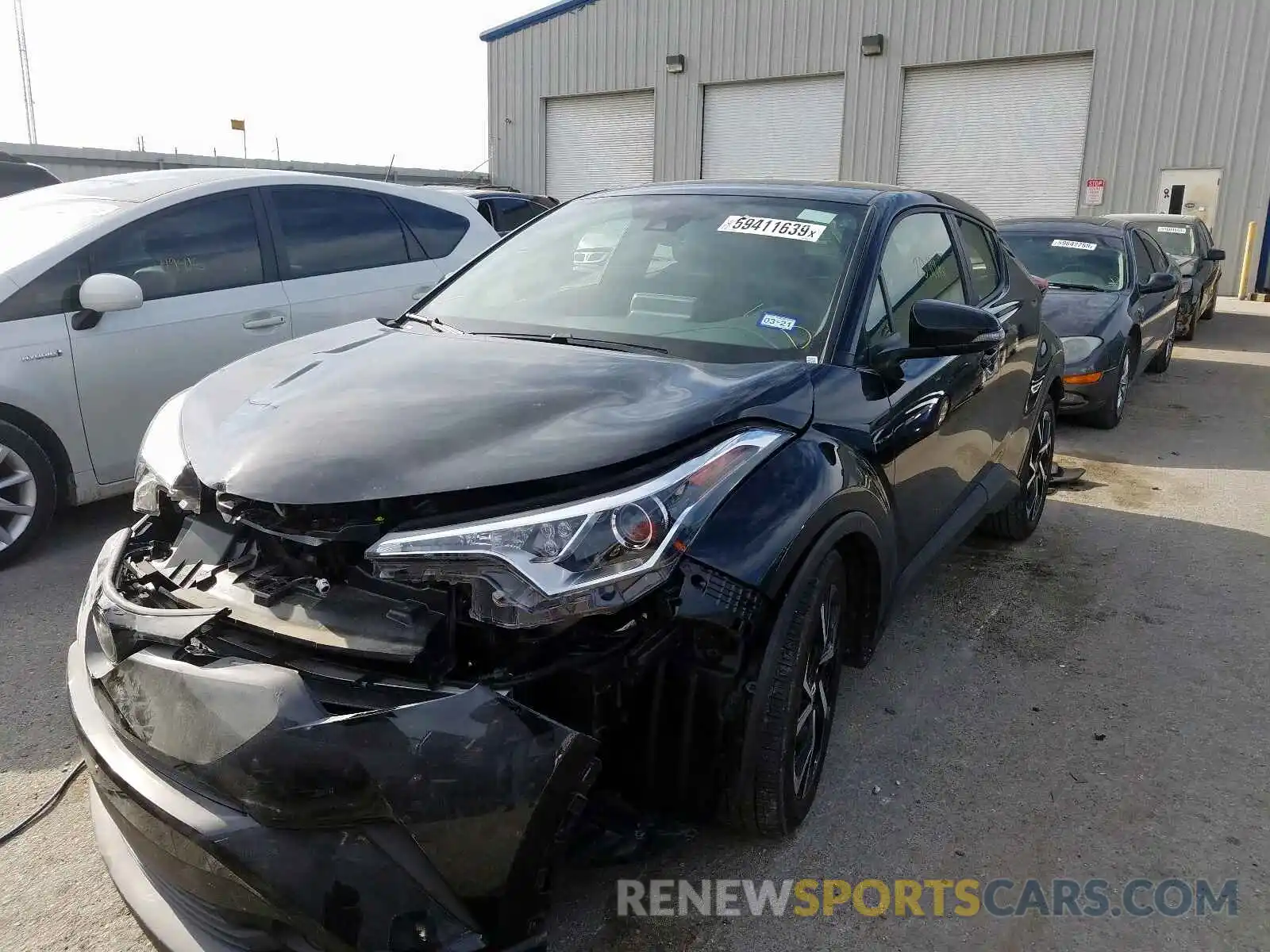 2 Photograph of a damaged car JTNKHMBX7K1037221 TOYOTA C-HR 2019