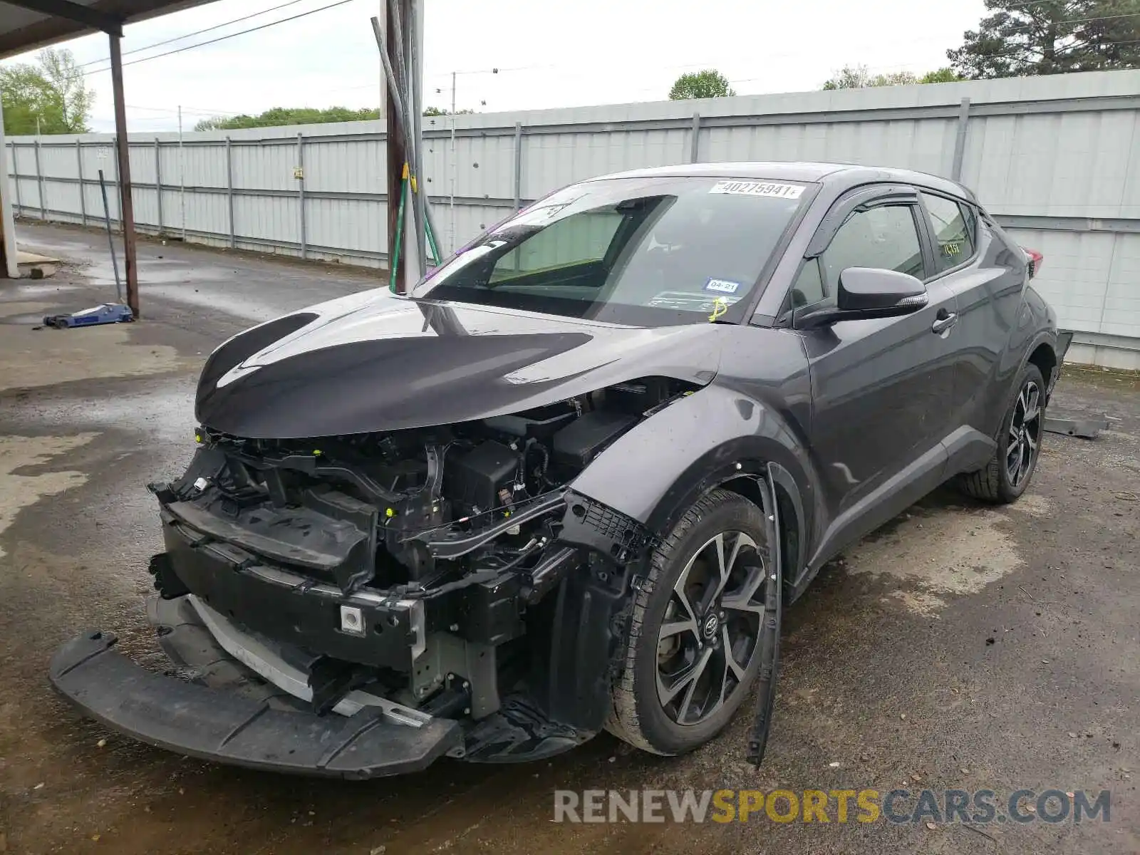 2 Photograph of a damaged car JTNKHMBX7K1037932 TOYOTA C-HR 2019