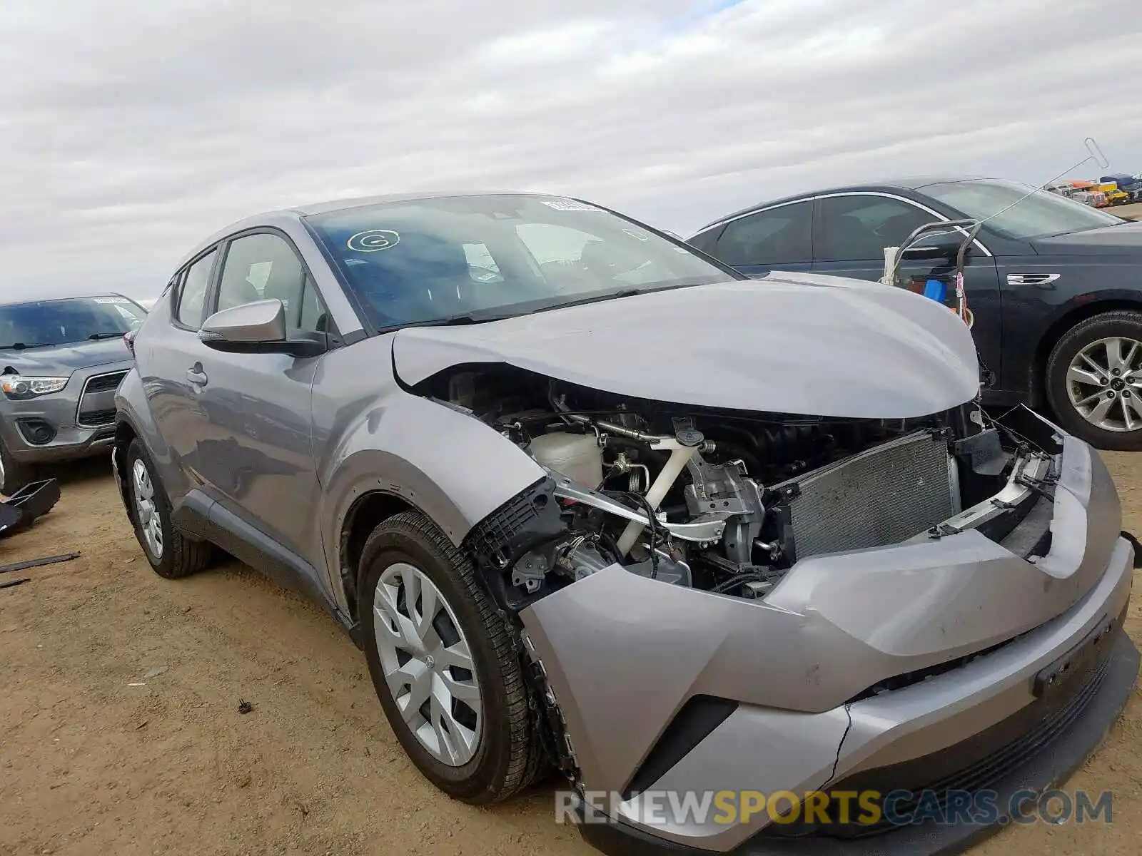 1 Photograph of a damaged car JTNKHMBX7K1037946 TOYOTA C-HR 2019