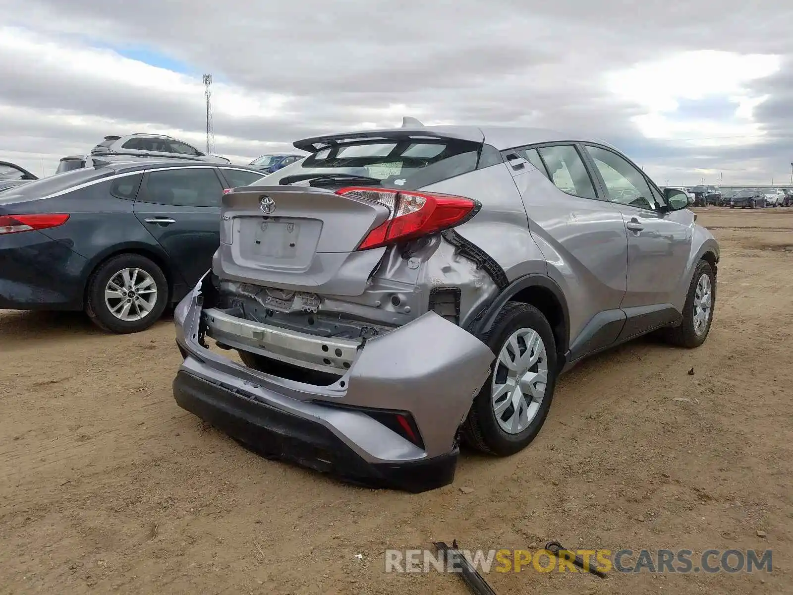 4 Photograph of a damaged car JTNKHMBX7K1037946 TOYOTA C-HR 2019