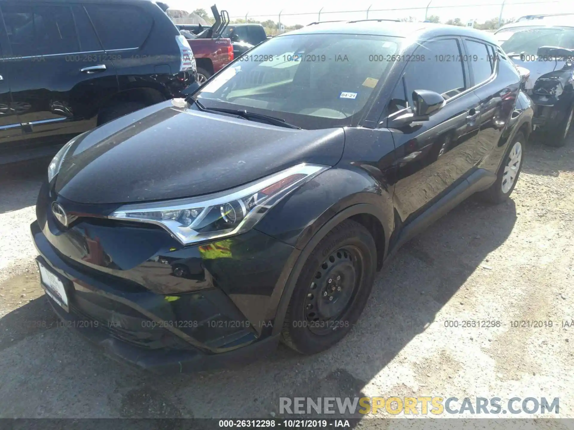 2 Photograph of a damaged car JTNKHMBX7K1038112 TOYOTA C-HR 2019