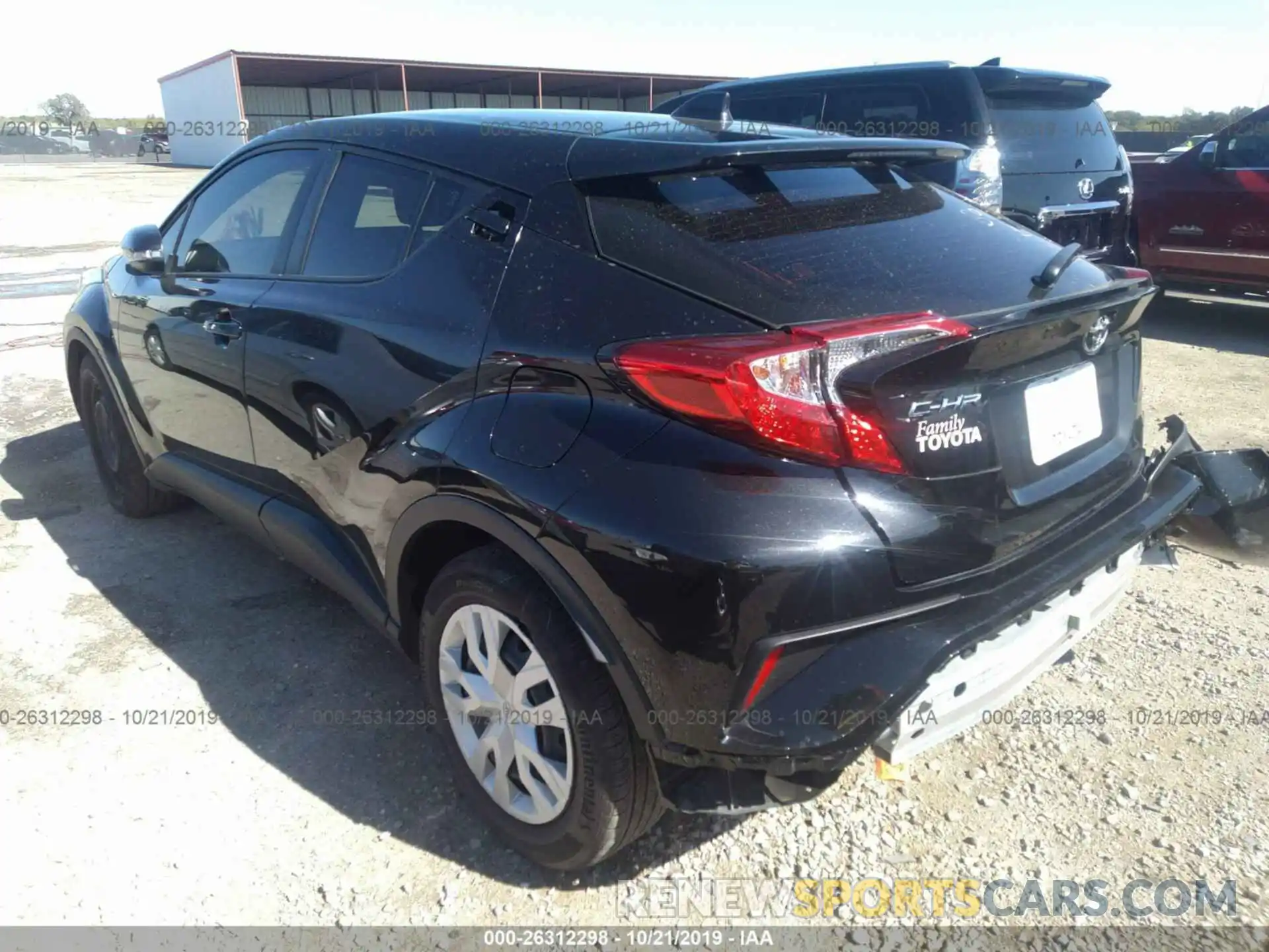 3 Photograph of a damaged car JTNKHMBX7K1038112 TOYOTA C-HR 2019