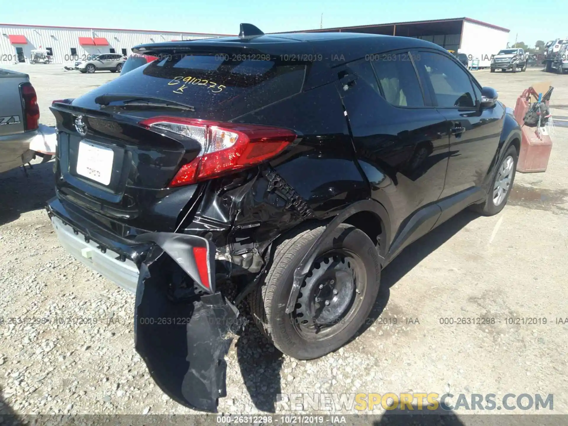 4 Photograph of a damaged car JTNKHMBX7K1038112 TOYOTA C-HR 2019