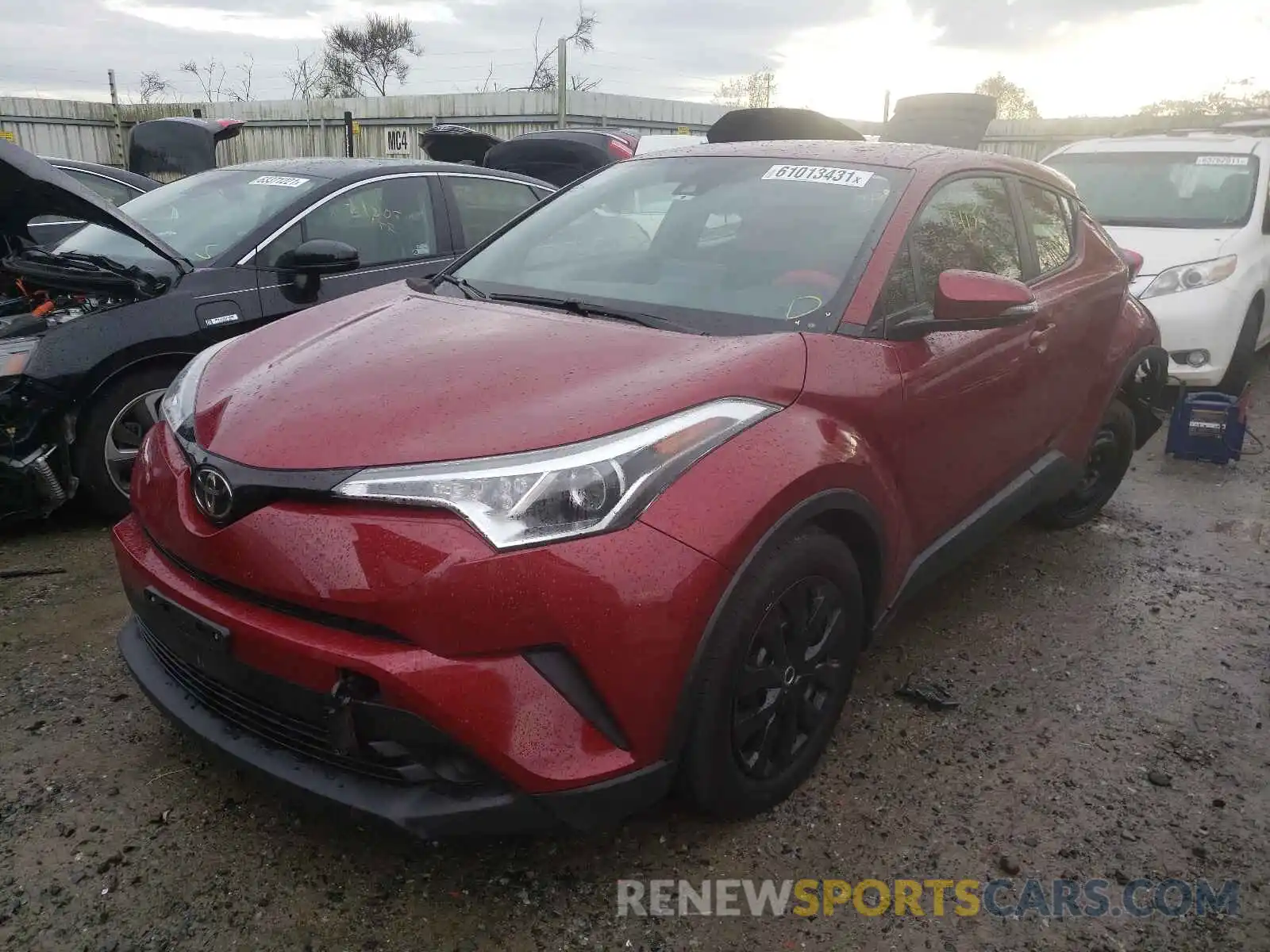 2 Photograph of a damaged car JTNKHMBX7K1038174 TOYOTA C-HR 2019