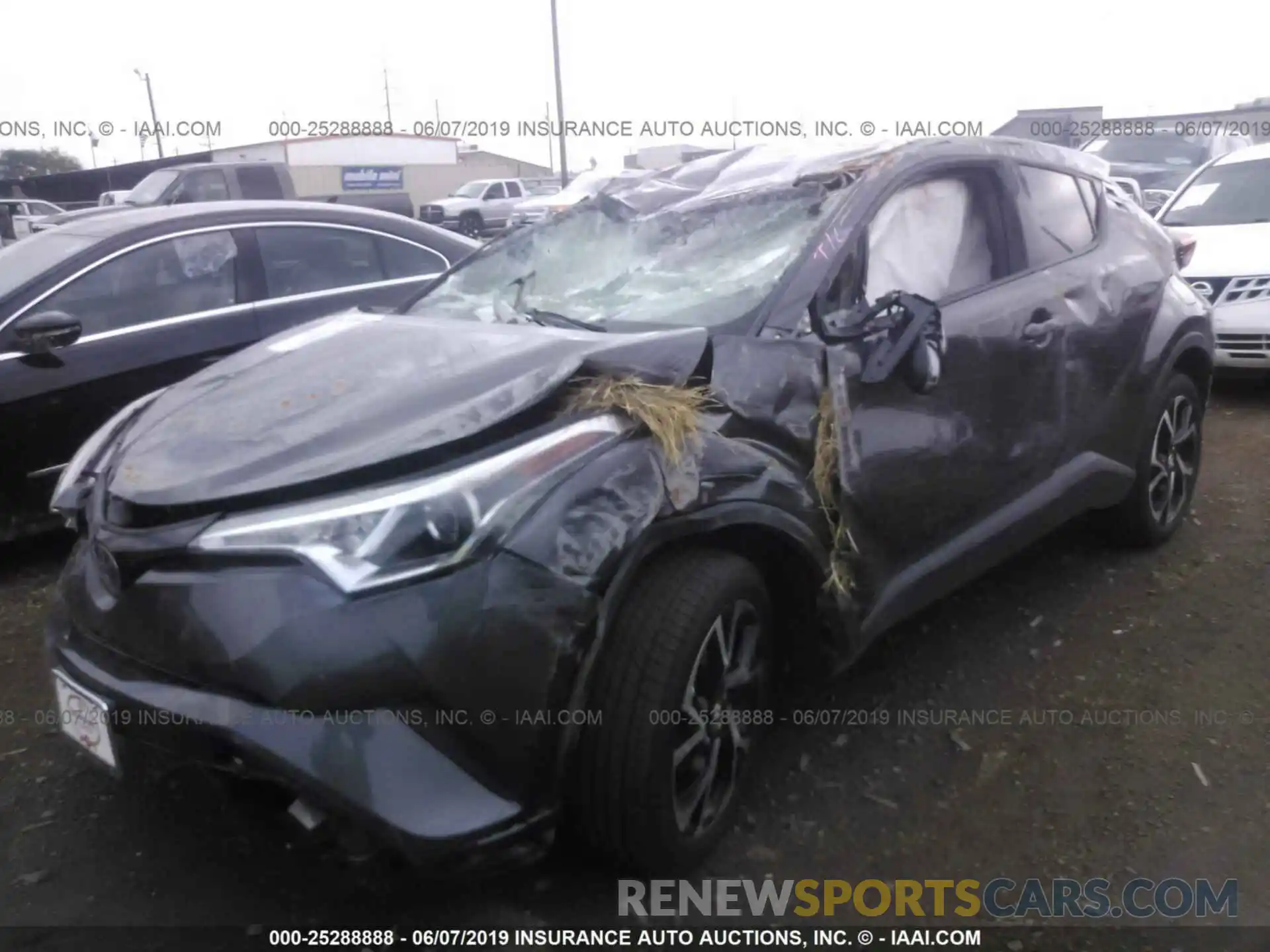 2 Photograph of a damaged car JTNKHMBX7K1038398 TOYOTA C-HR 2019