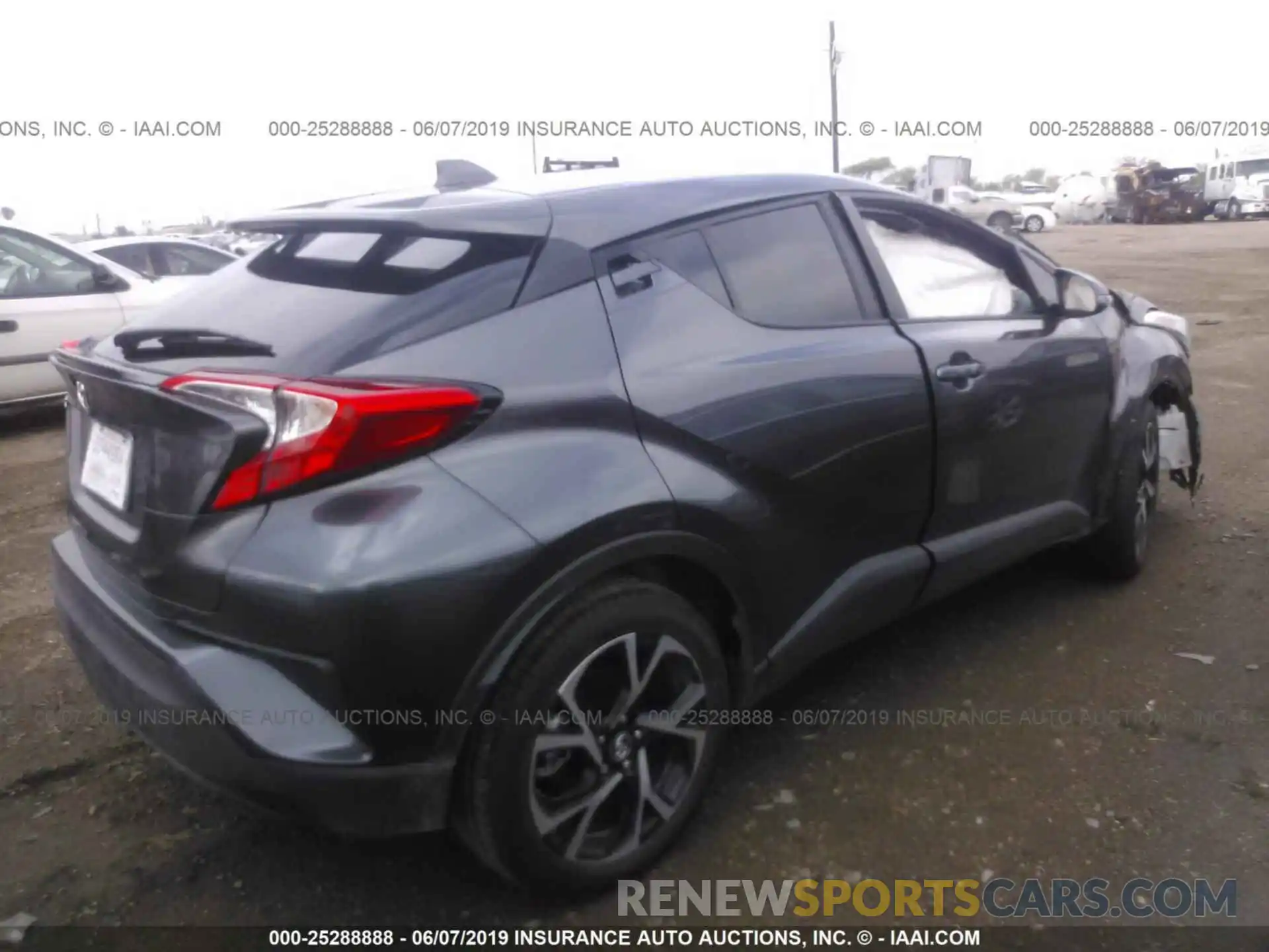 4 Photograph of a damaged car JTNKHMBX7K1038398 TOYOTA C-HR 2019