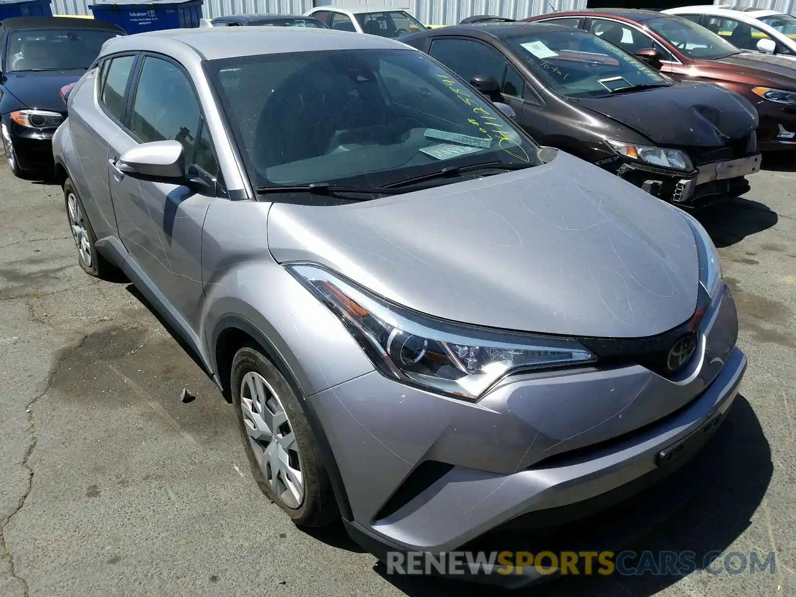 1 Photograph of a damaged car JTNKHMBX7K1039048 TOYOTA C-HR 2019