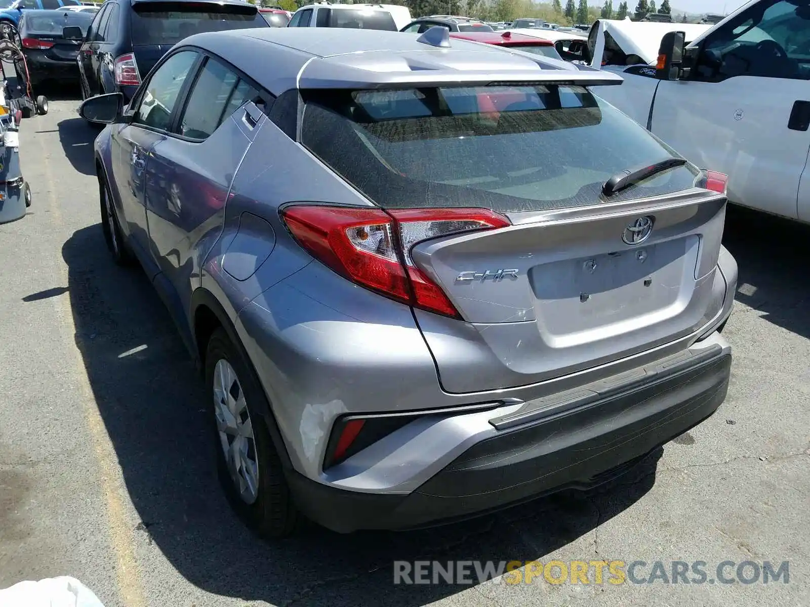 3 Photograph of a damaged car JTNKHMBX7K1039048 TOYOTA C-HR 2019