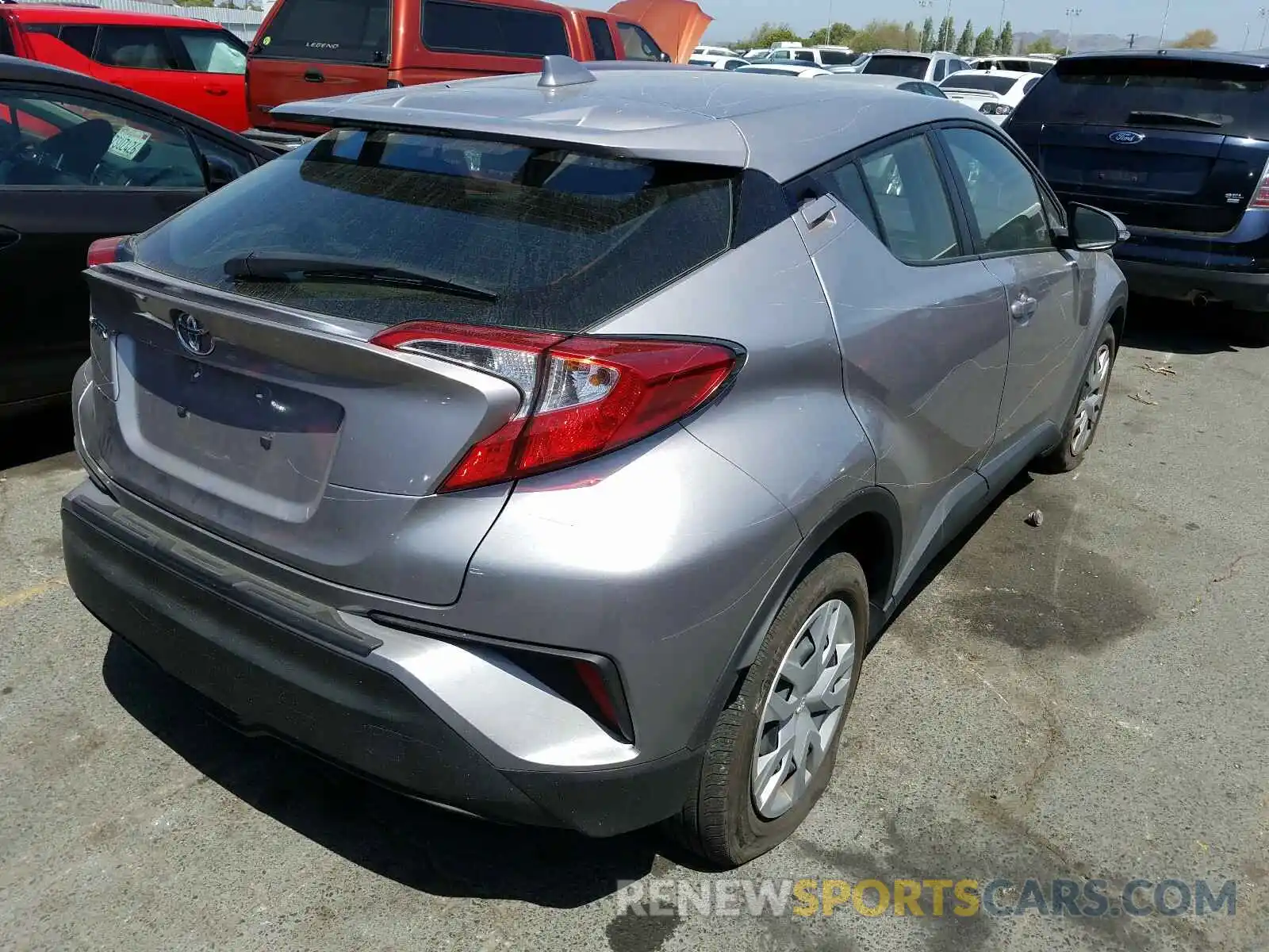 4 Photograph of a damaged car JTNKHMBX7K1039048 TOYOTA C-HR 2019