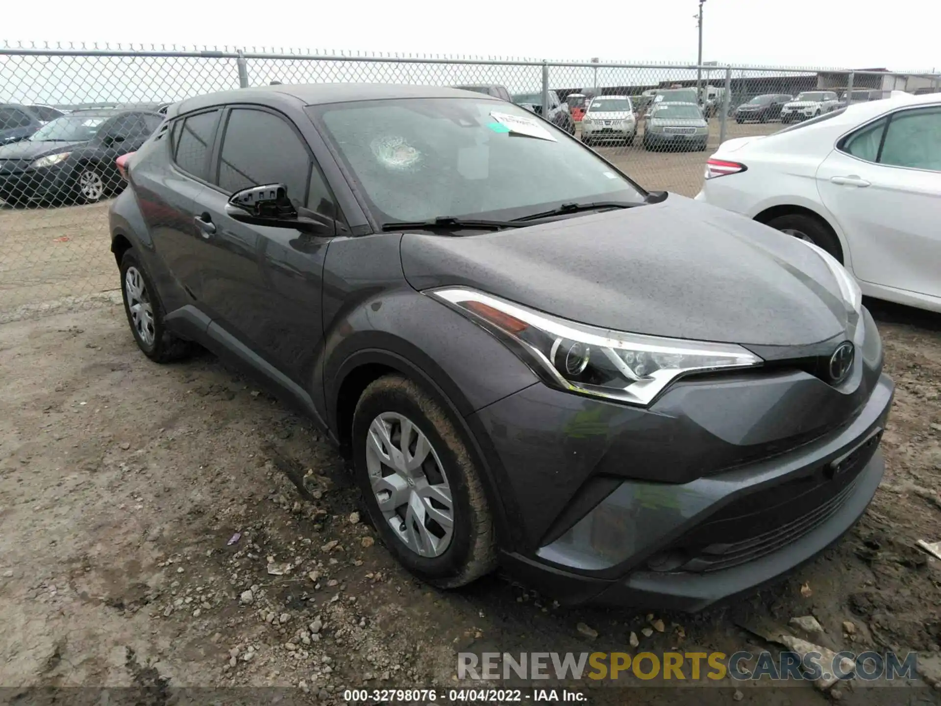 1 Photograph of a damaged car JTNKHMBX7K1039311 TOYOTA C-HR 2019