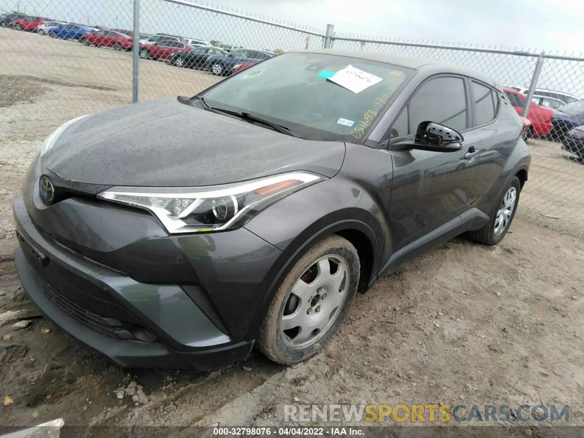 2 Photograph of a damaged car JTNKHMBX7K1039311 TOYOTA C-HR 2019