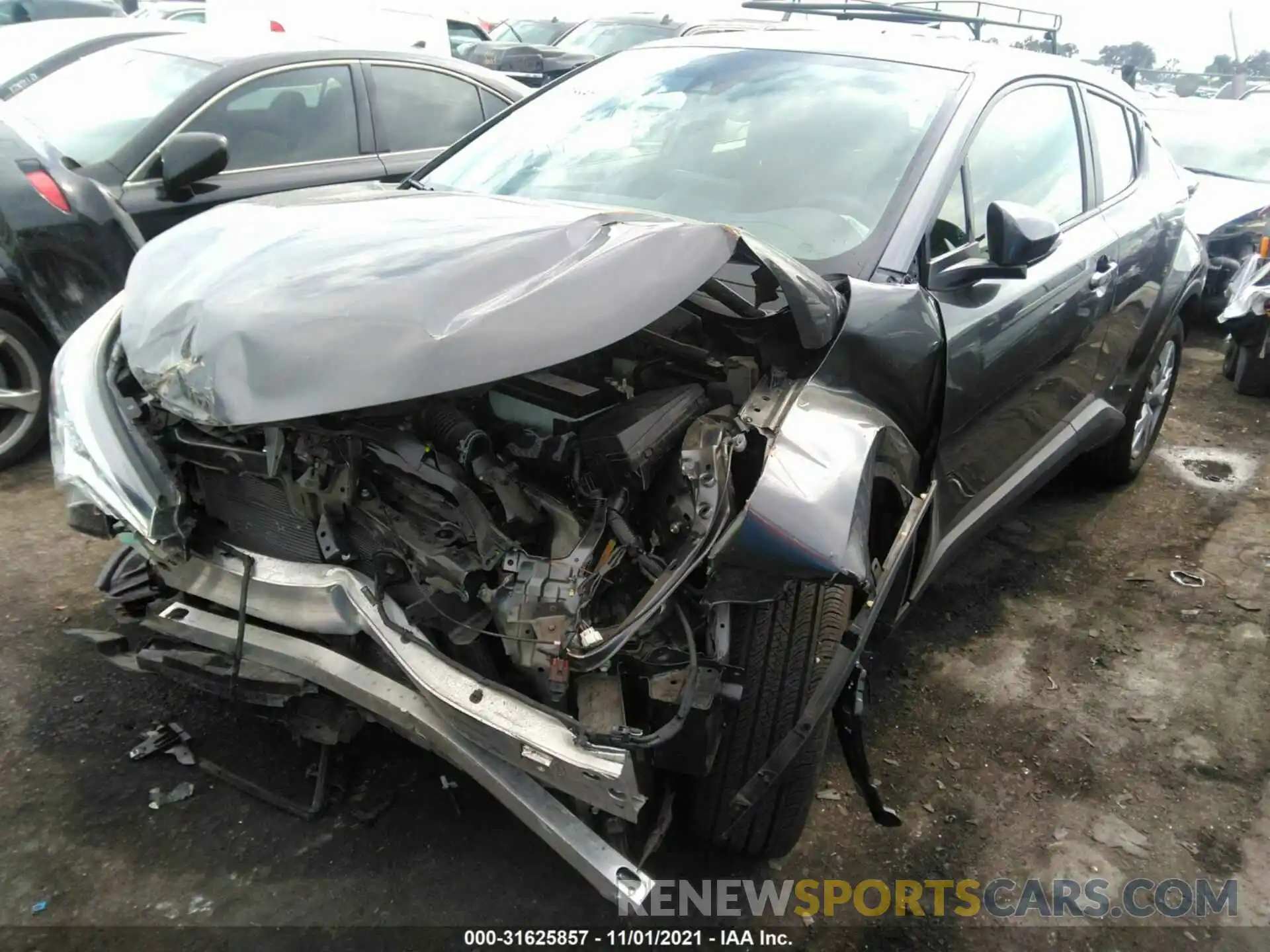 6 Photograph of a damaged car JTNKHMBX7K1040815 TOYOTA C-HR 2019