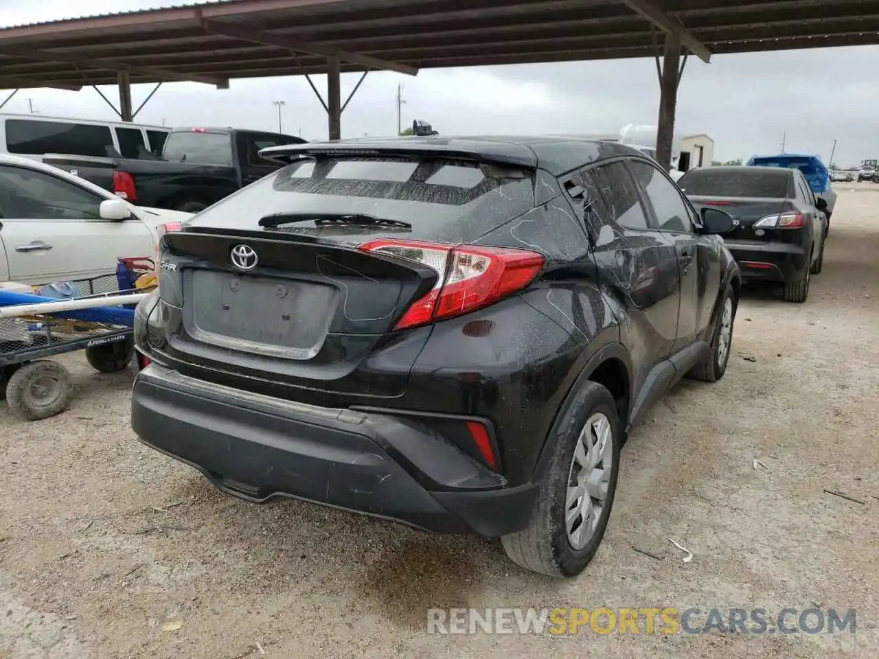 4 Photograph of a damaged car JTNKHMBX7K1041060 TOYOTA C-HR 2019