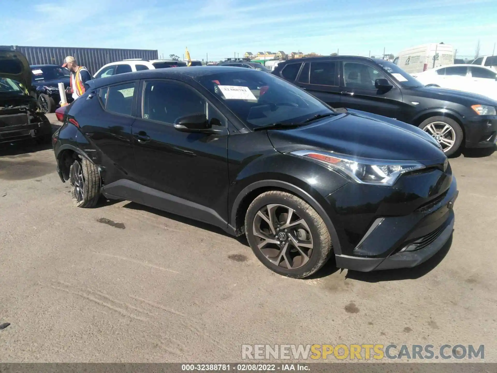 1 Photograph of a damaged car JTNKHMBX7K1041897 TOYOTA C-HR 2019