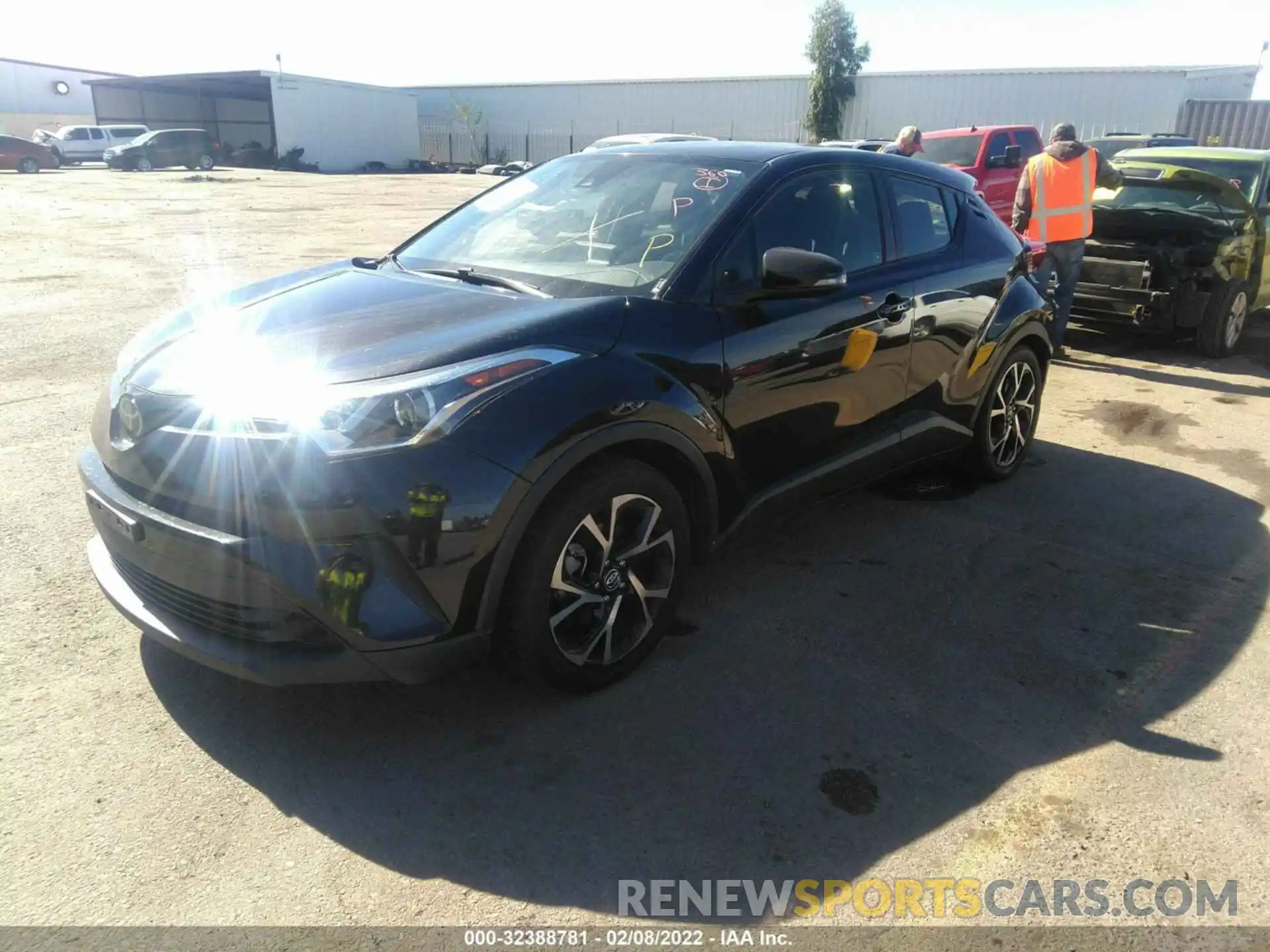 2 Photograph of a damaged car JTNKHMBX7K1041897 TOYOTA C-HR 2019