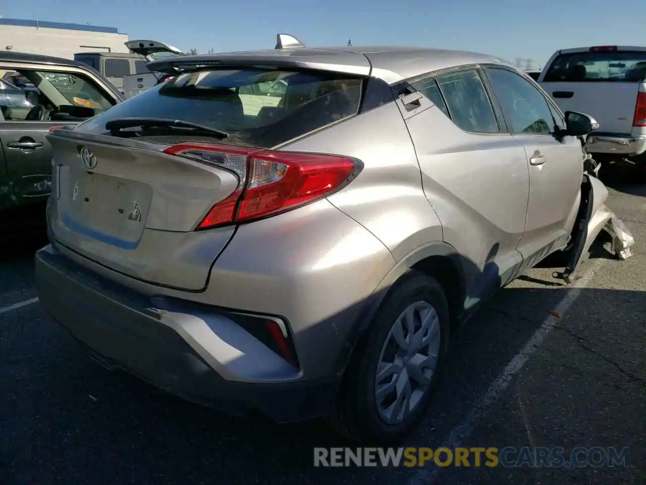 4 Photograph of a damaged car JTNKHMBX7K1042645 TOYOTA C-HR 2019