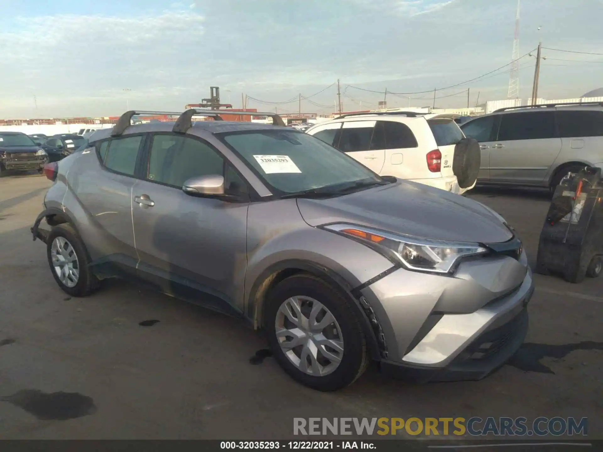 1 Photograph of a damaged car JTNKHMBX7K1042659 TOYOTA C-HR 2019