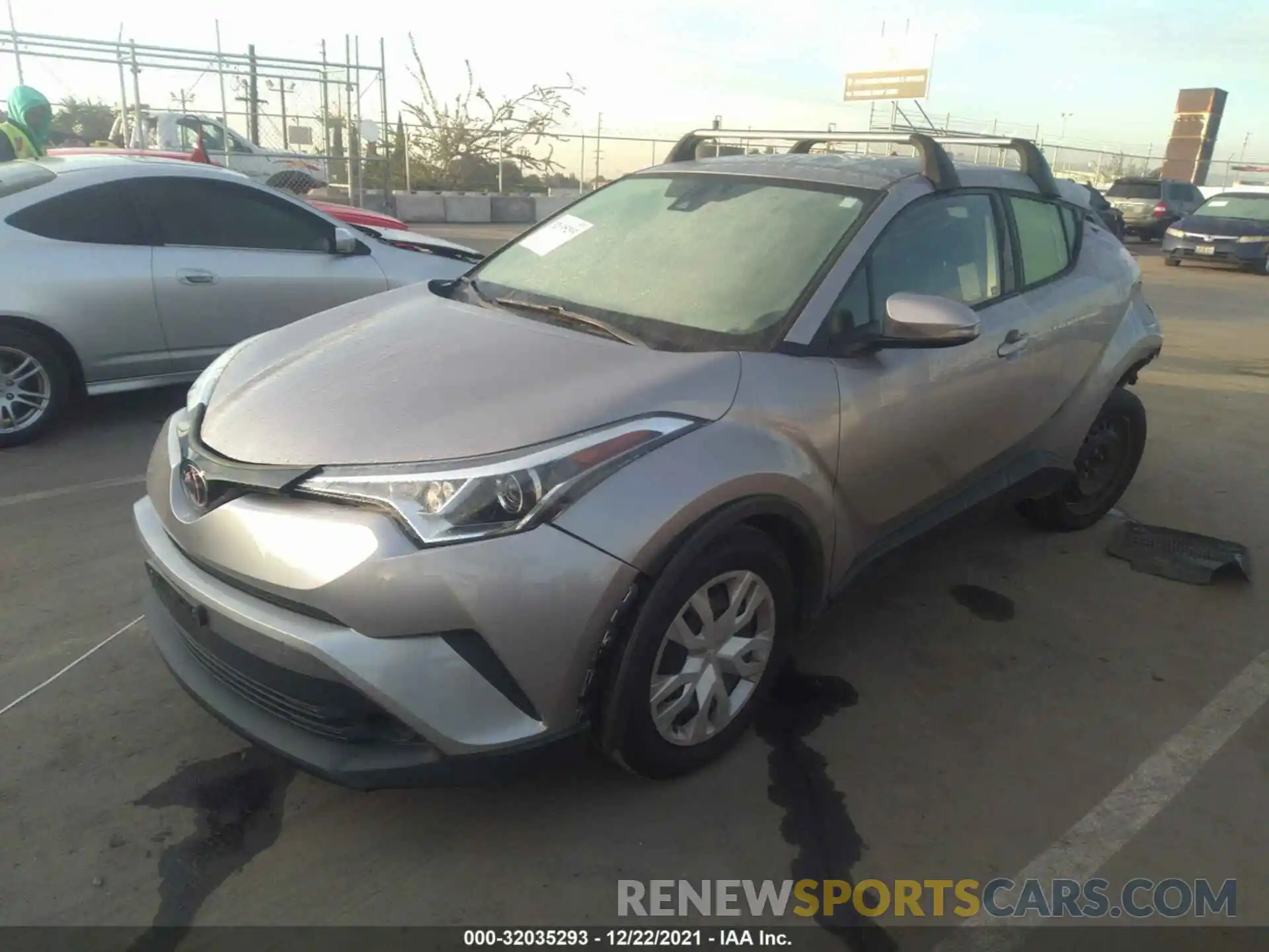 2 Photograph of a damaged car JTNKHMBX7K1042659 TOYOTA C-HR 2019