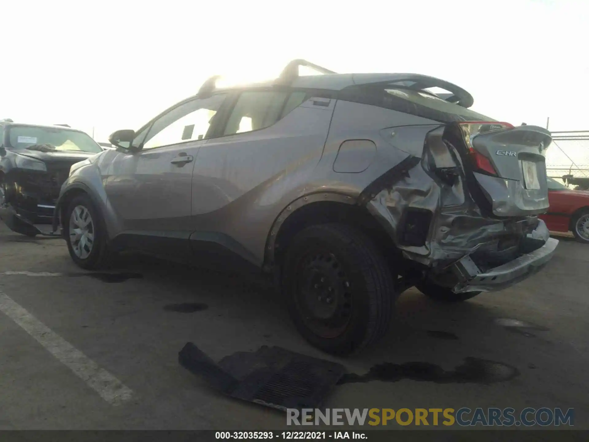 3 Photograph of a damaged car JTNKHMBX7K1042659 TOYOTA C-HR 2019