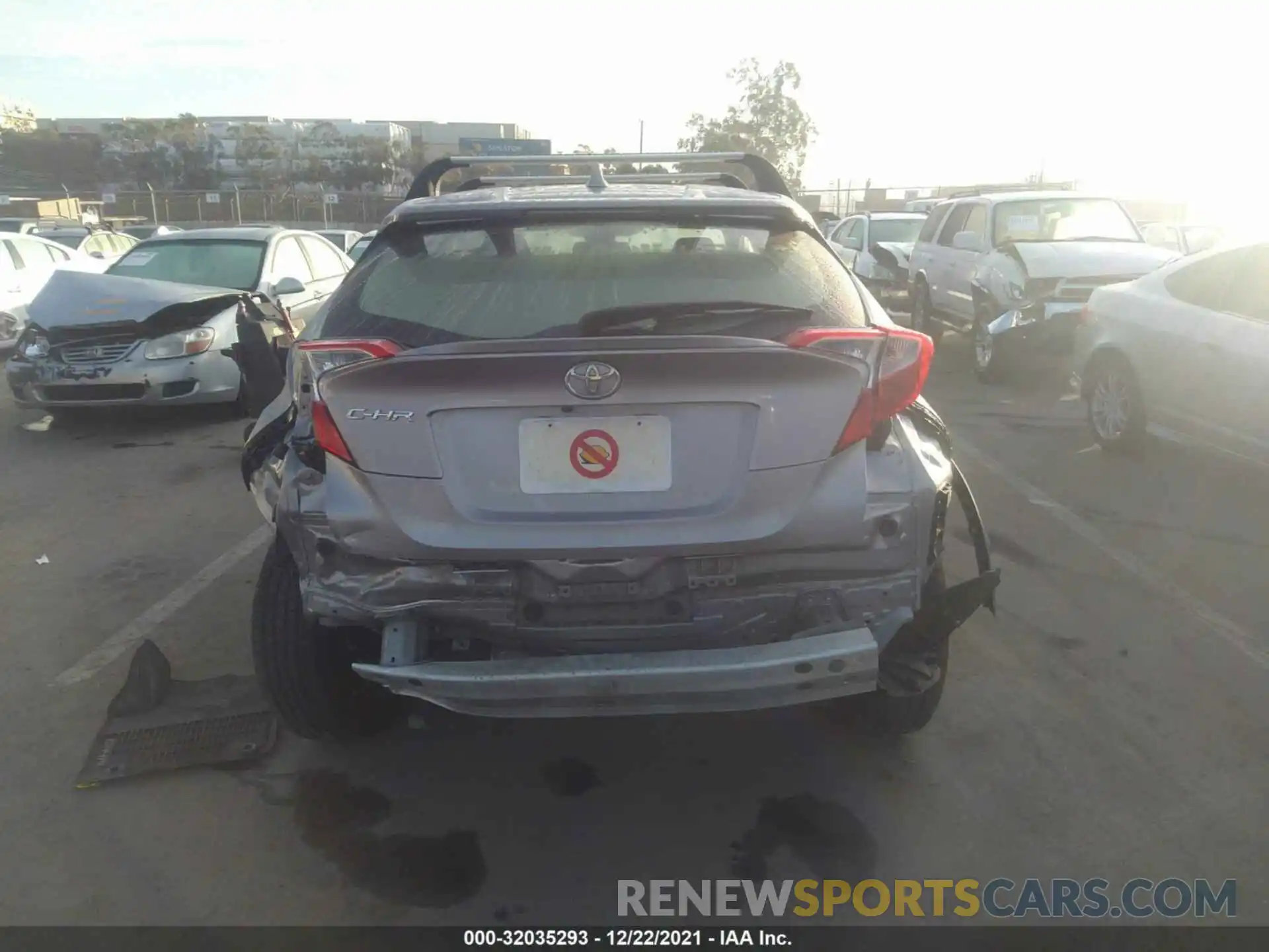 6 Photograph of a damaged car JTNKHMBX7K1042659 TOYOTA C-HR 2019