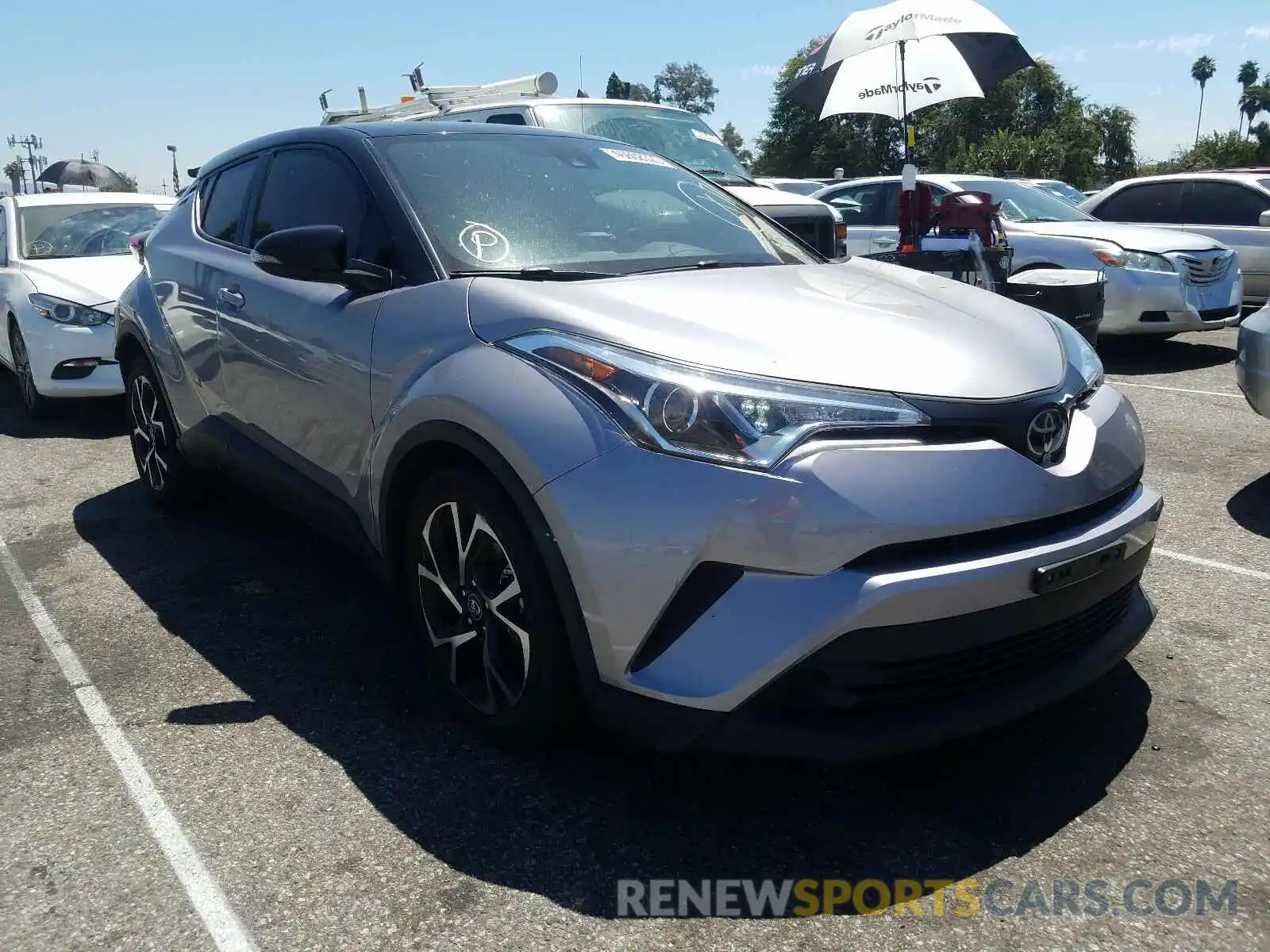 1 Photograph of a damaged car JTNKHMBX7K1043245 TOYOTA C-HR 2019