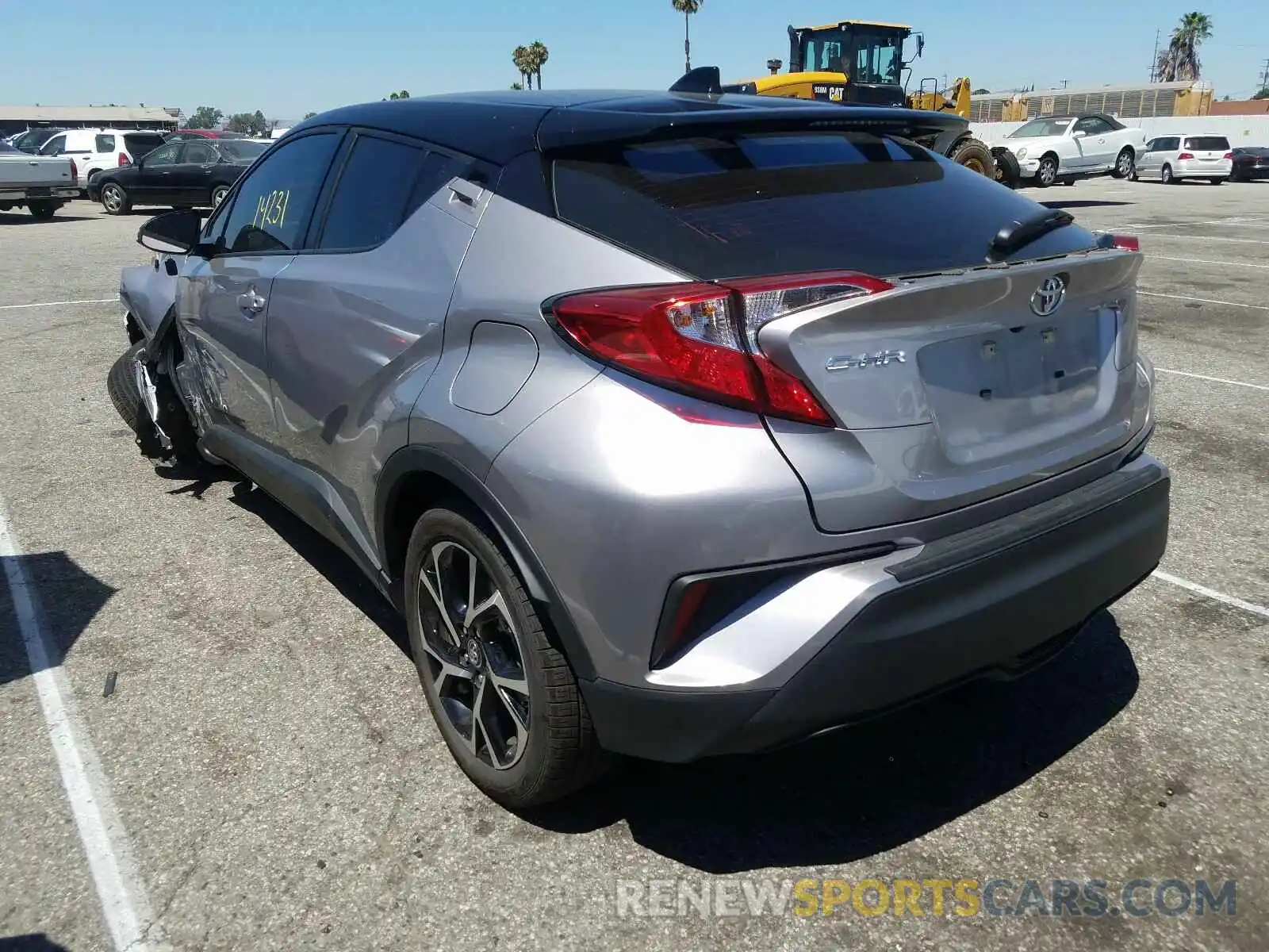 3 Photograph of a damaged car JTNKHMBX7K1043245 TOYOTA C-HR 2019