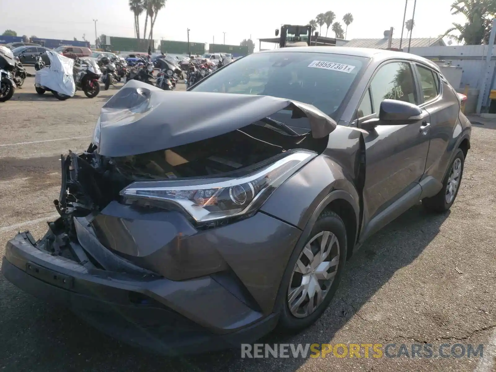 2 Photograph of a damaged car JTNKHMBX7K1043293 TOYOTA C-HR 2019