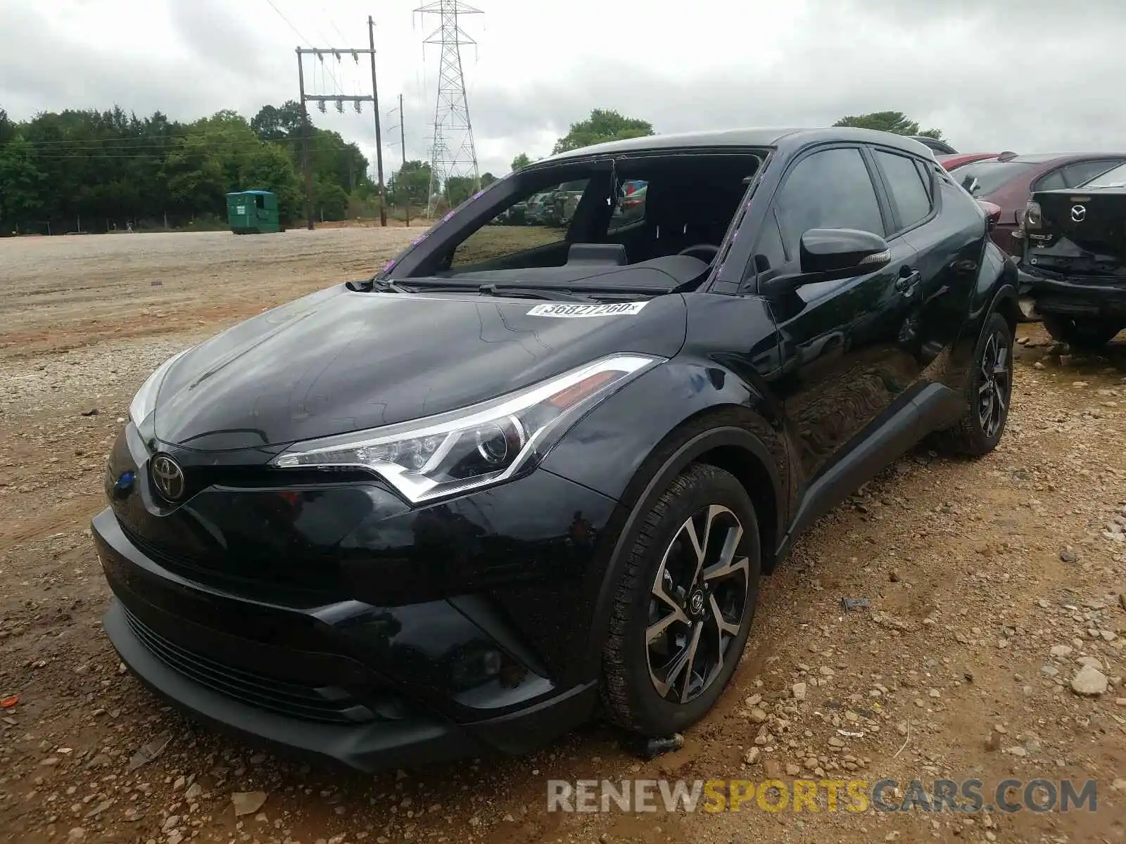 2 Photograph of a damaged car JTNKHMBX7K1043679 TOYOTA C-HR 2019