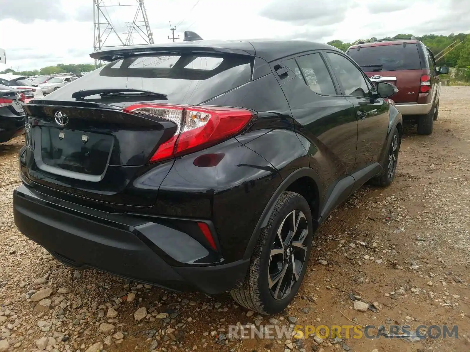 4 Фотография поврежденного автомобиля JTNKHMBX7K1043679 TOYOTA C-HR 2019