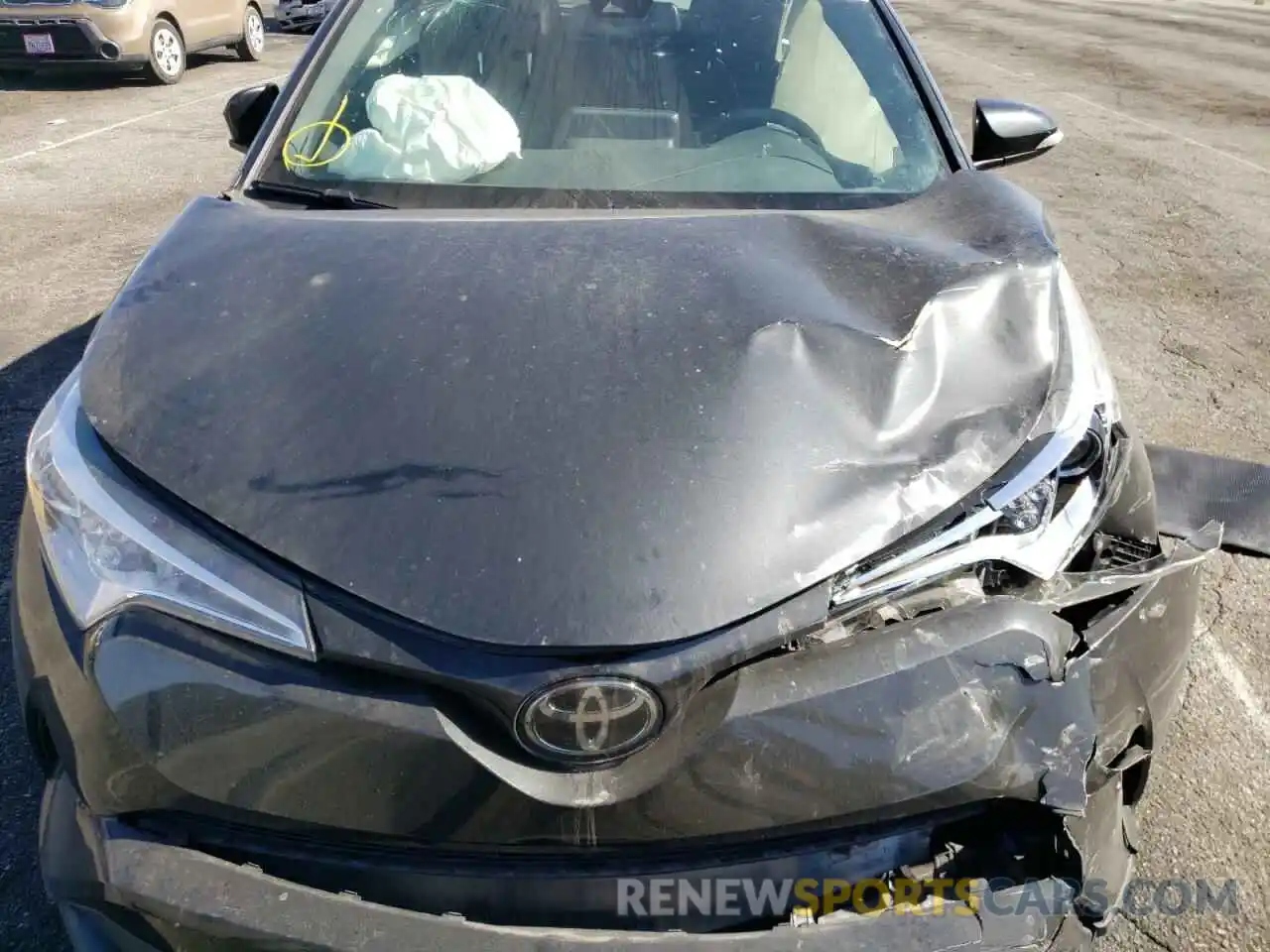 9 Photograph of a damaged car JTNKHMBX7K1044086 TOYOTA C-HR 2019