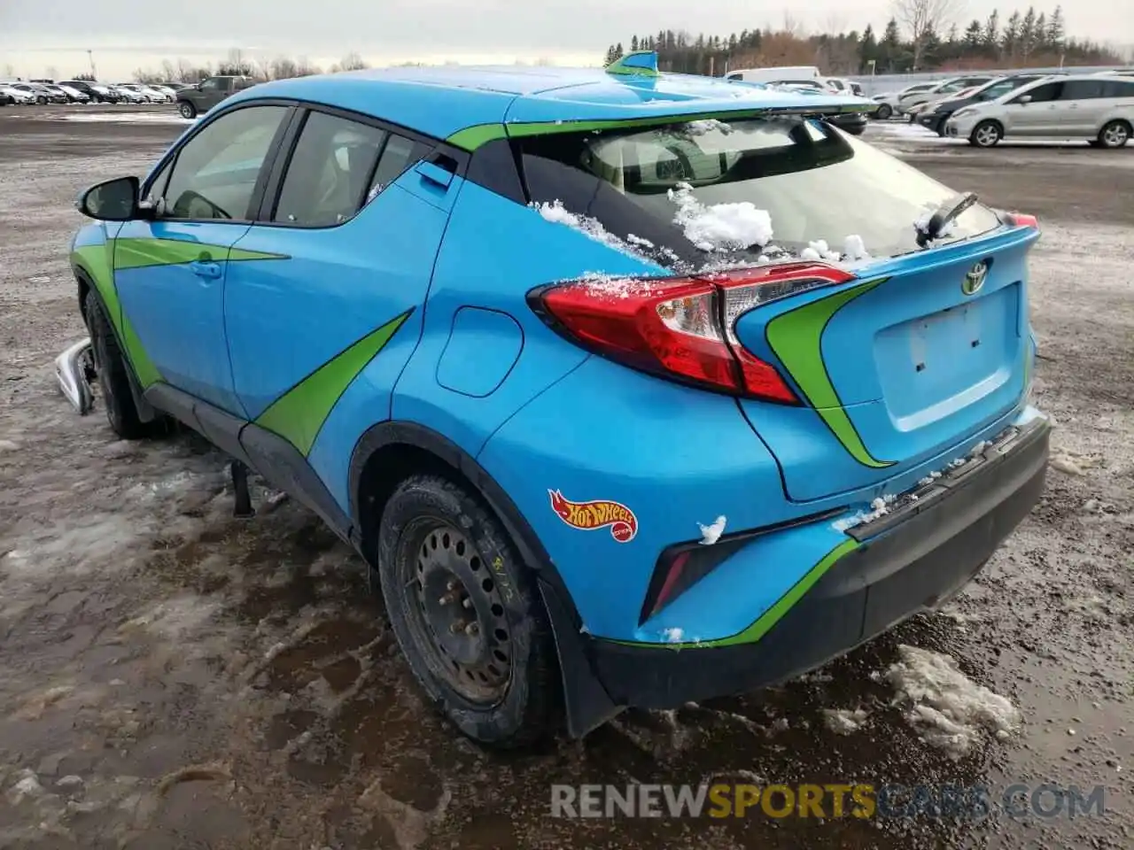 3 Photograph of a damaged car JTNKHMBX7K1045853 TOYOTA C-HR 2019