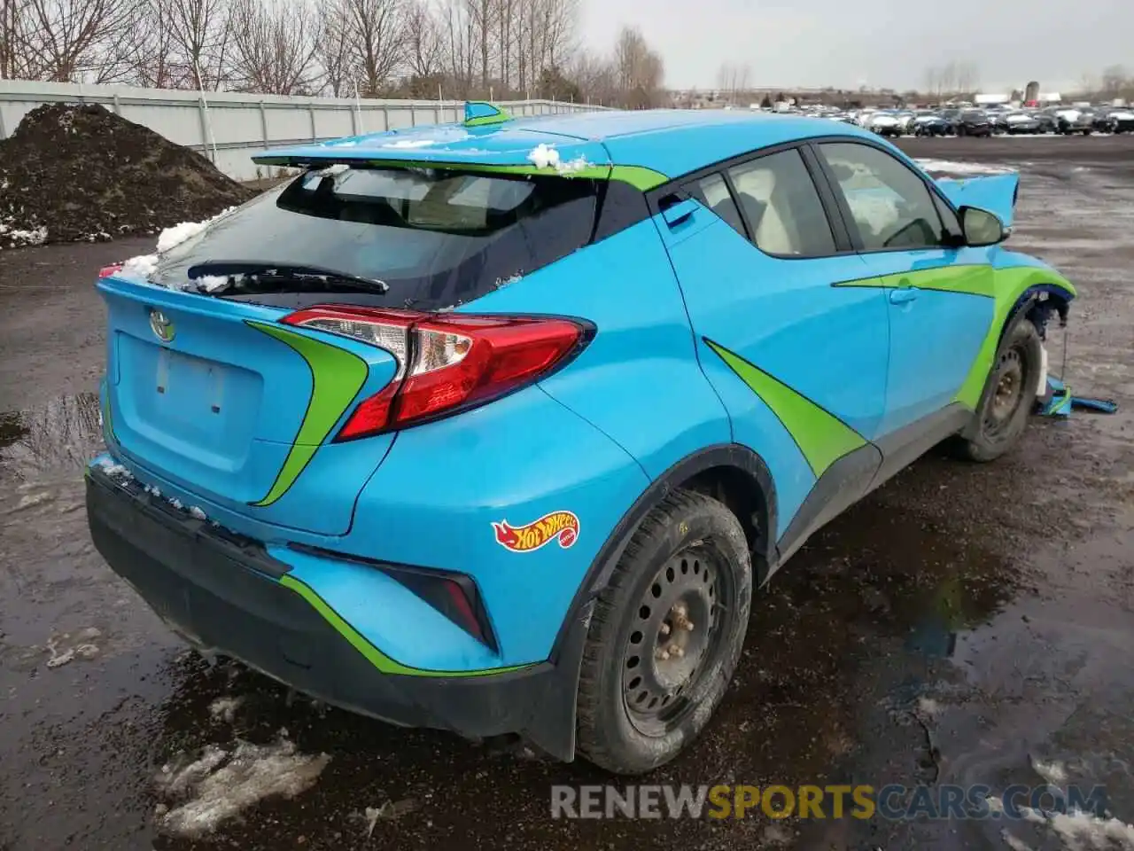 4 Photograph of a damaged car JTNKHMBX7K1045853 TOYOTA C-HR 2019