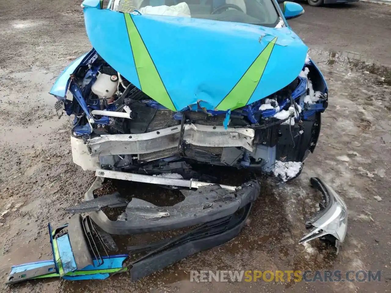 9 Photograph of a damaged car JTNKHMBX7K1045853 TOYOTA C-HR 2019