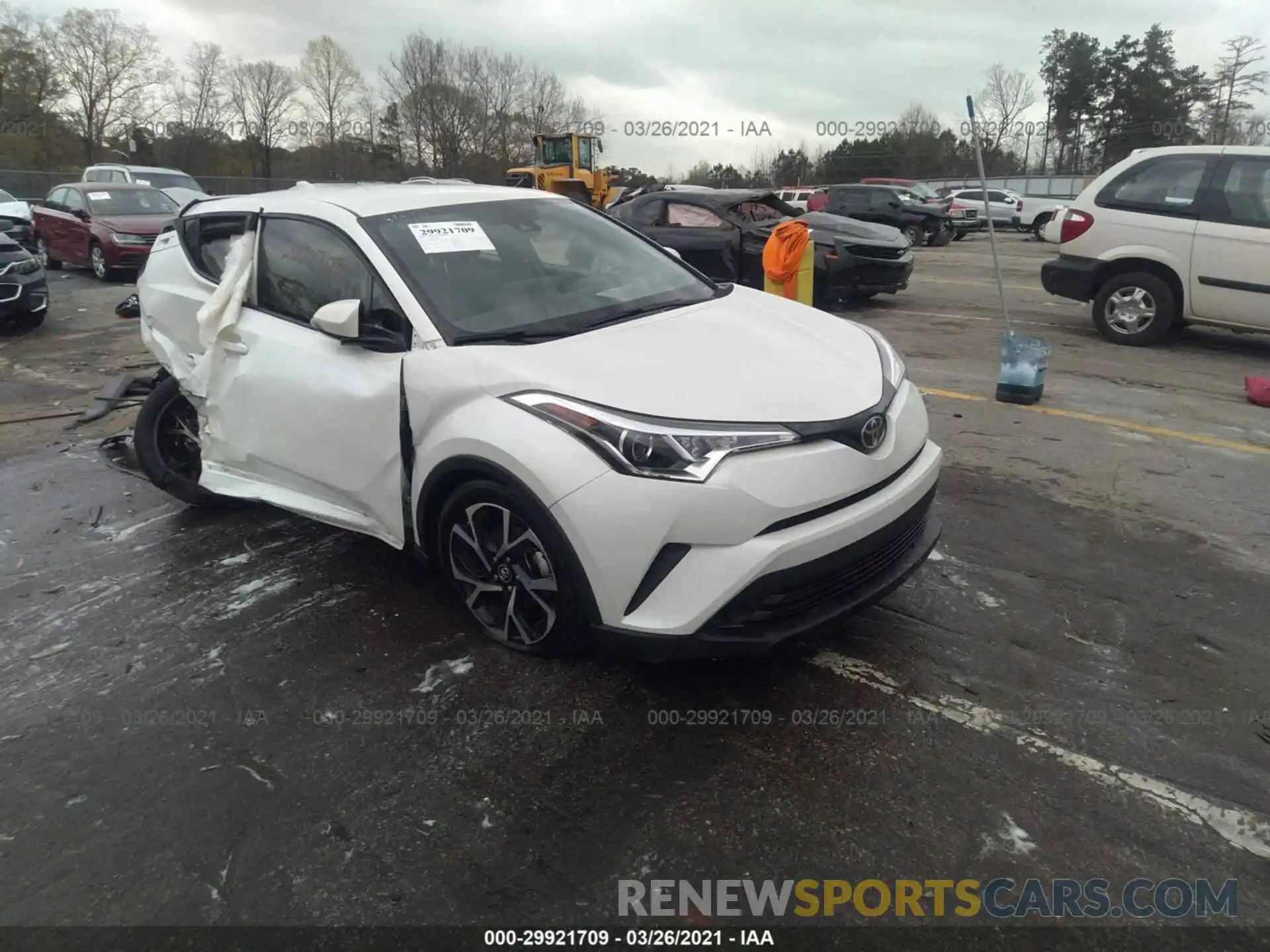 1 Photograph of a damaged car JTNKHMBX7K1046260 TOYOTA C-HR 2019