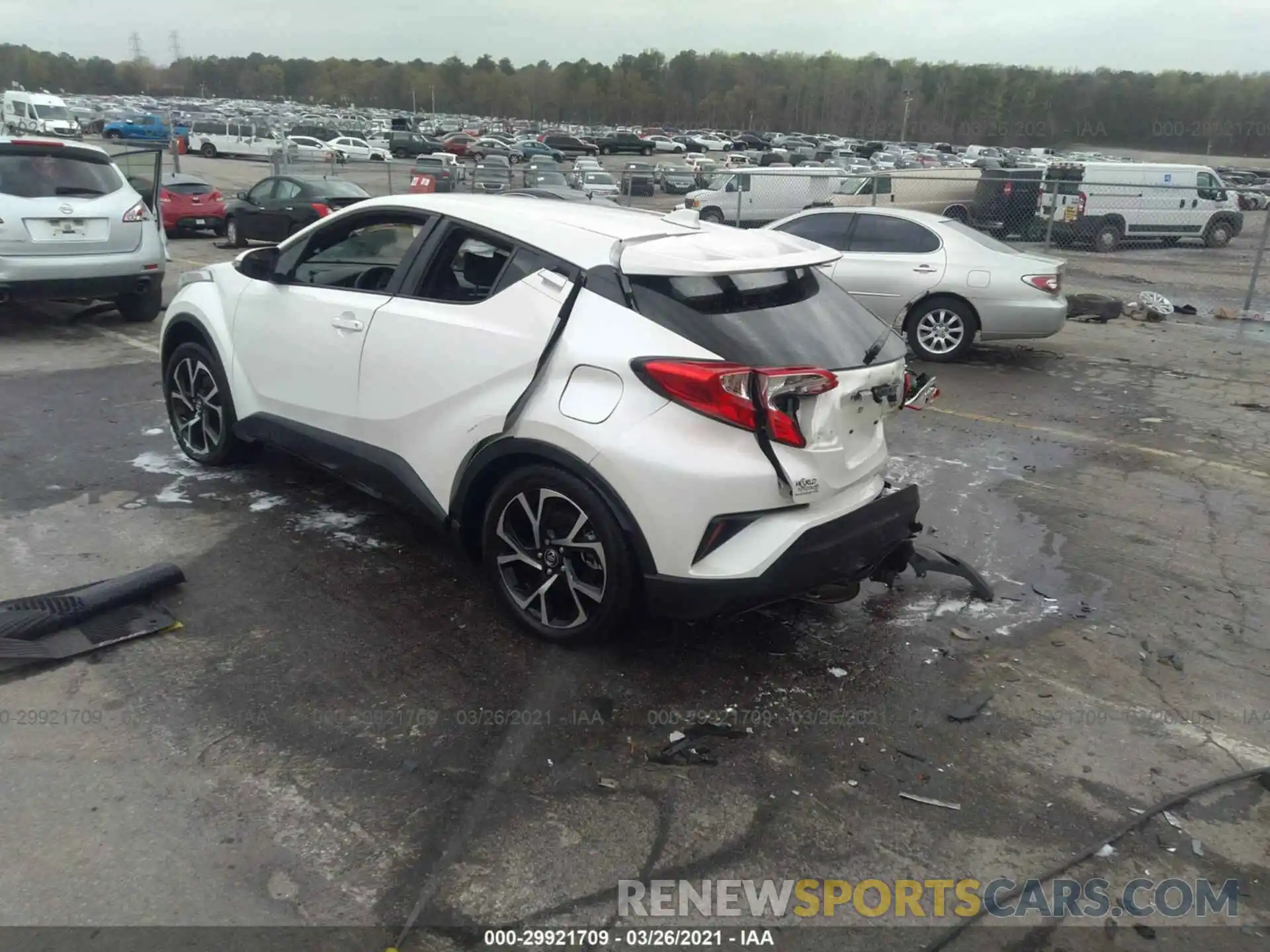 3 Photograph of a damaged car JTNKHMBX7K1046260 TOYOTA C-HR 2019